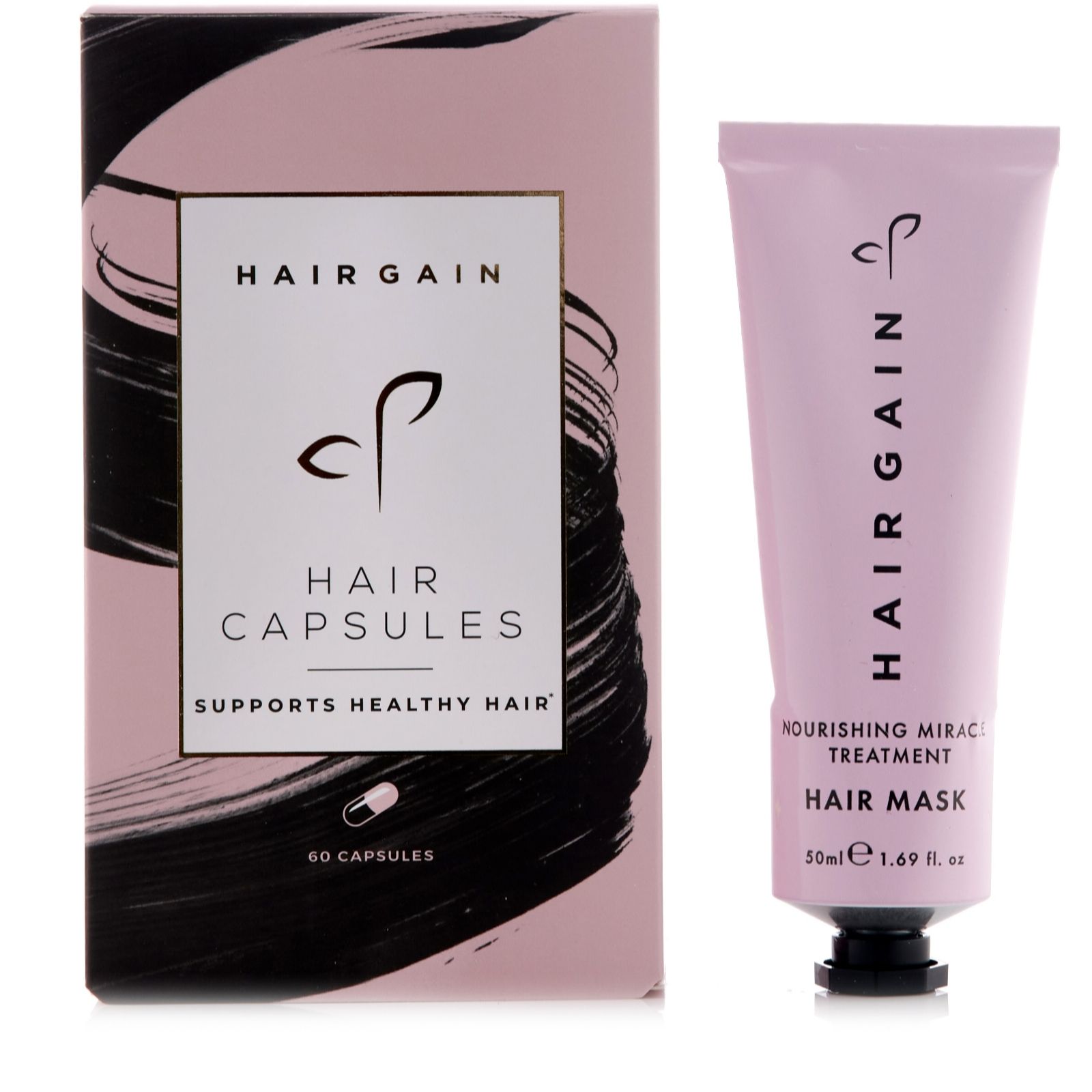 Hair Gain Capsules & 50ml Mask Duo Set