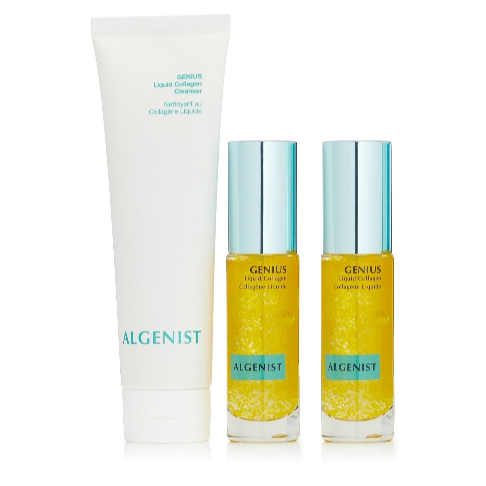 Algenist Genius Liquid Collagen Duo with Genius Liquid Collagen Cle...