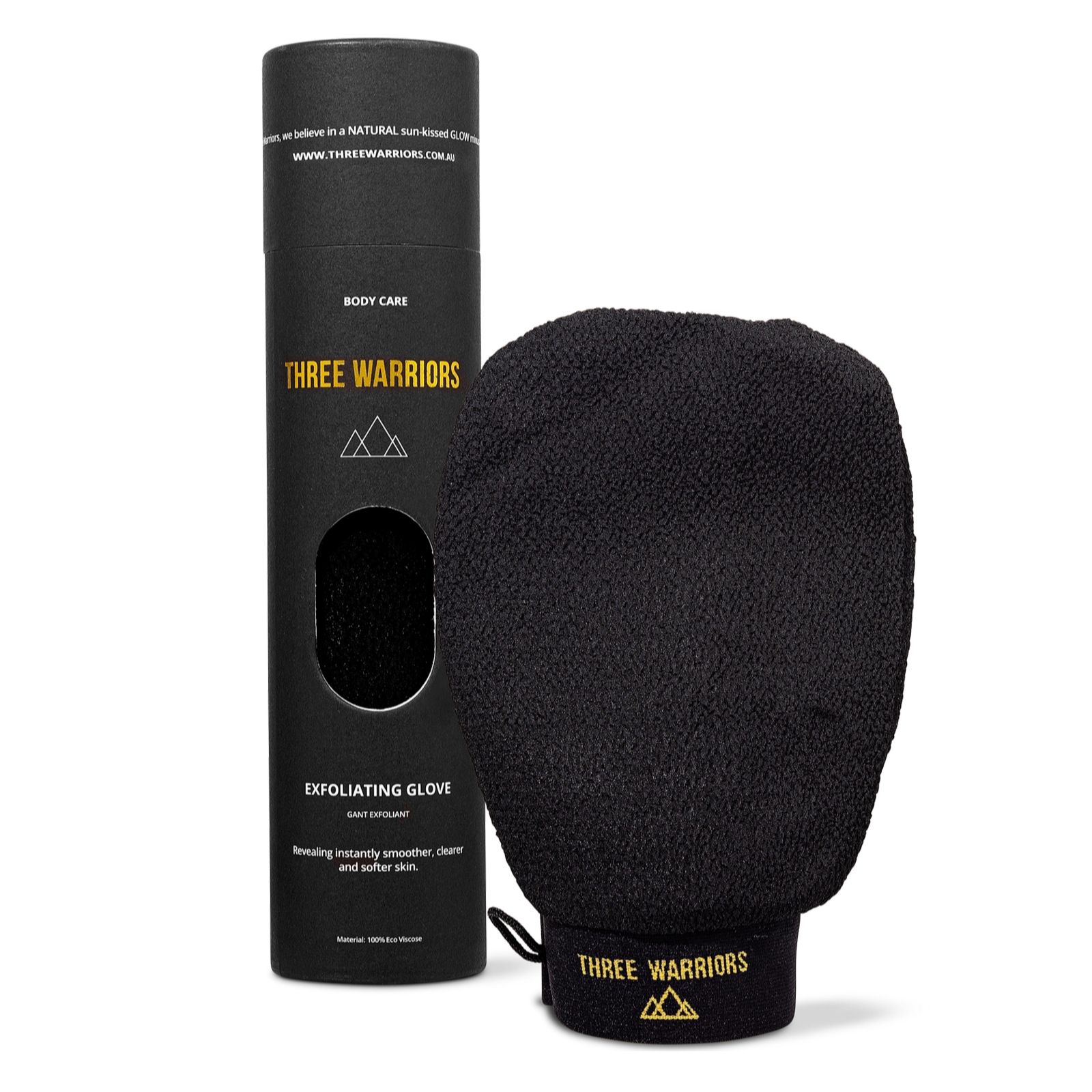 Three Warriors Exfoliating Mitt