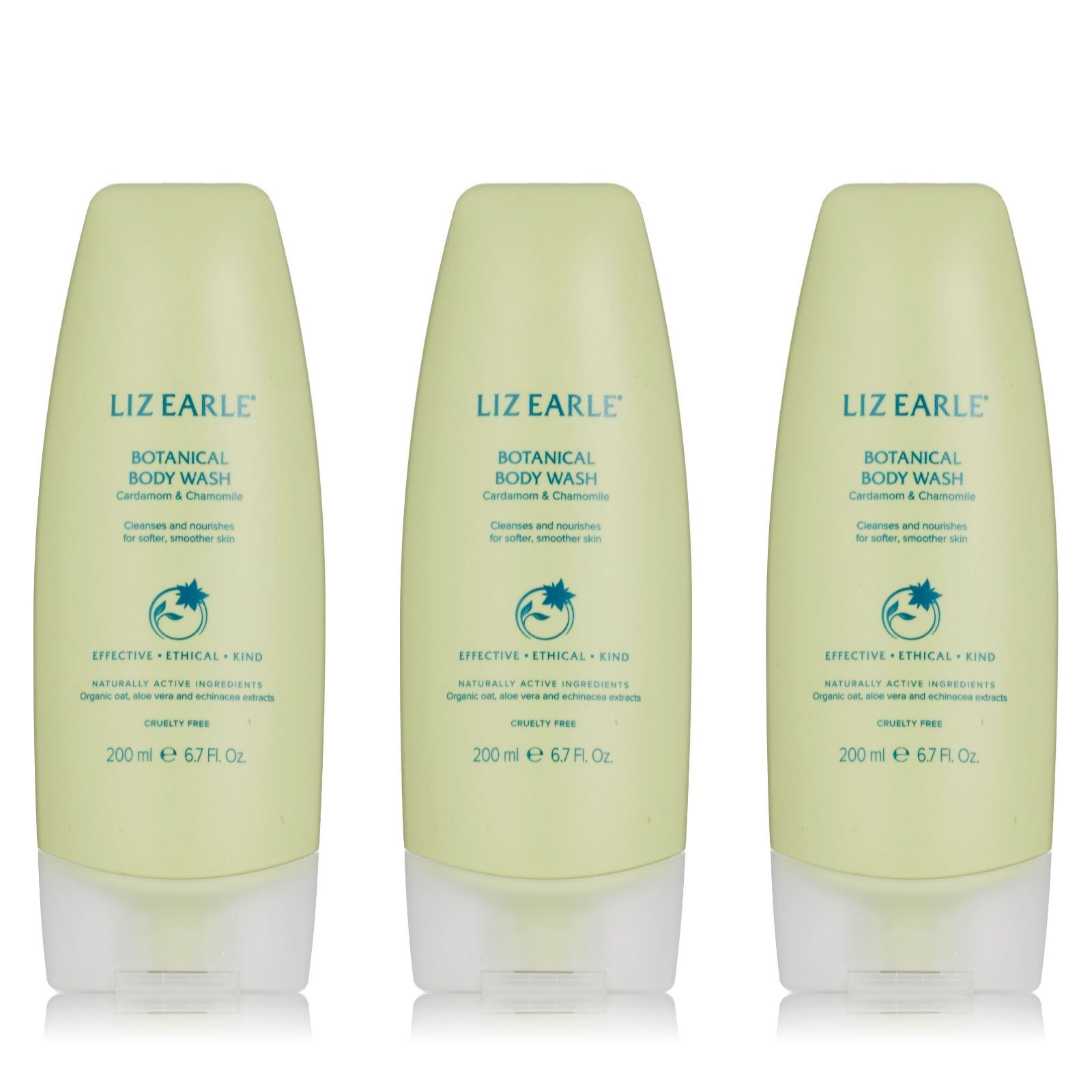Liz Earle Glow Ultimate Botanical Body Wash Trio Collection