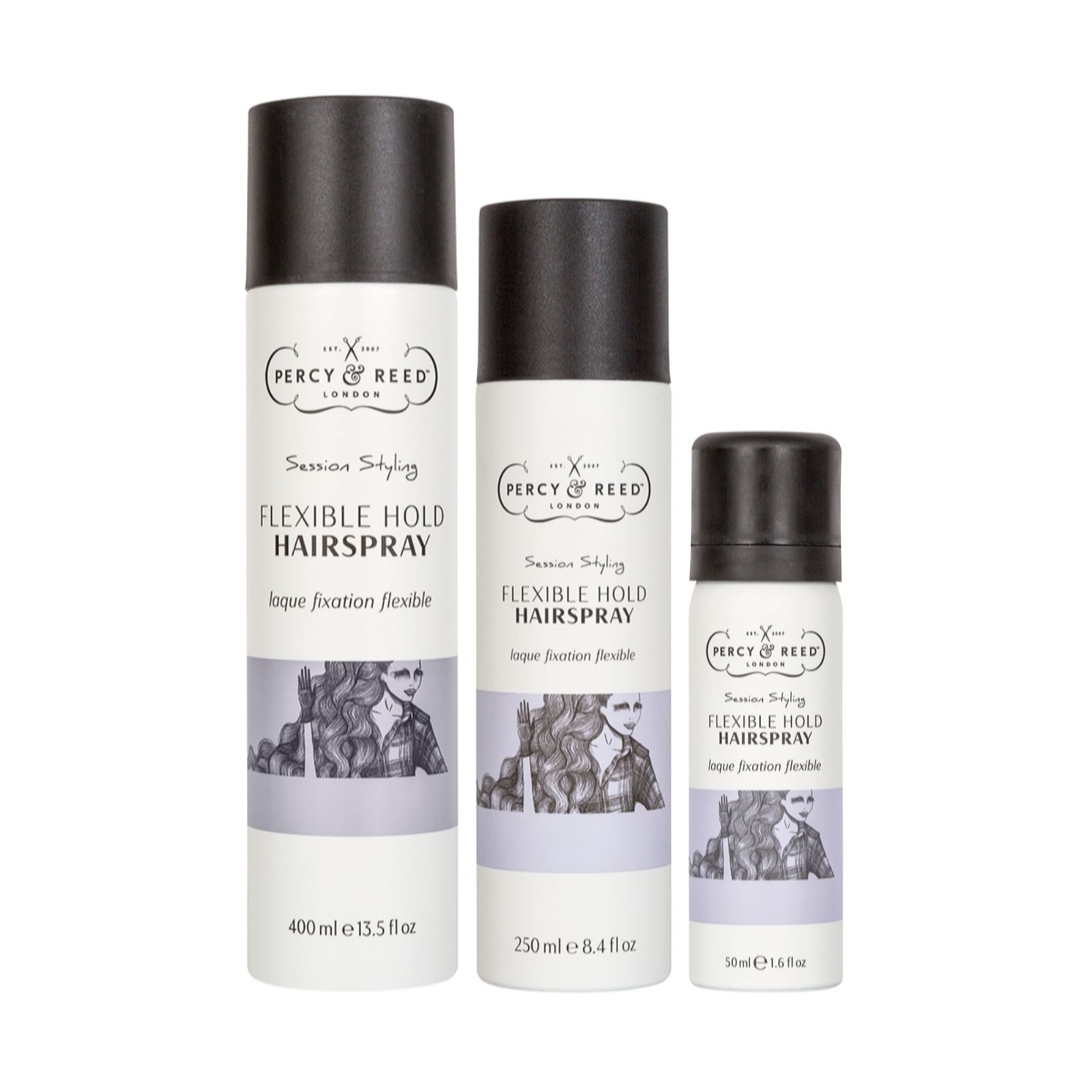 Percy & Reed Light Session Styling Hairspray Trio