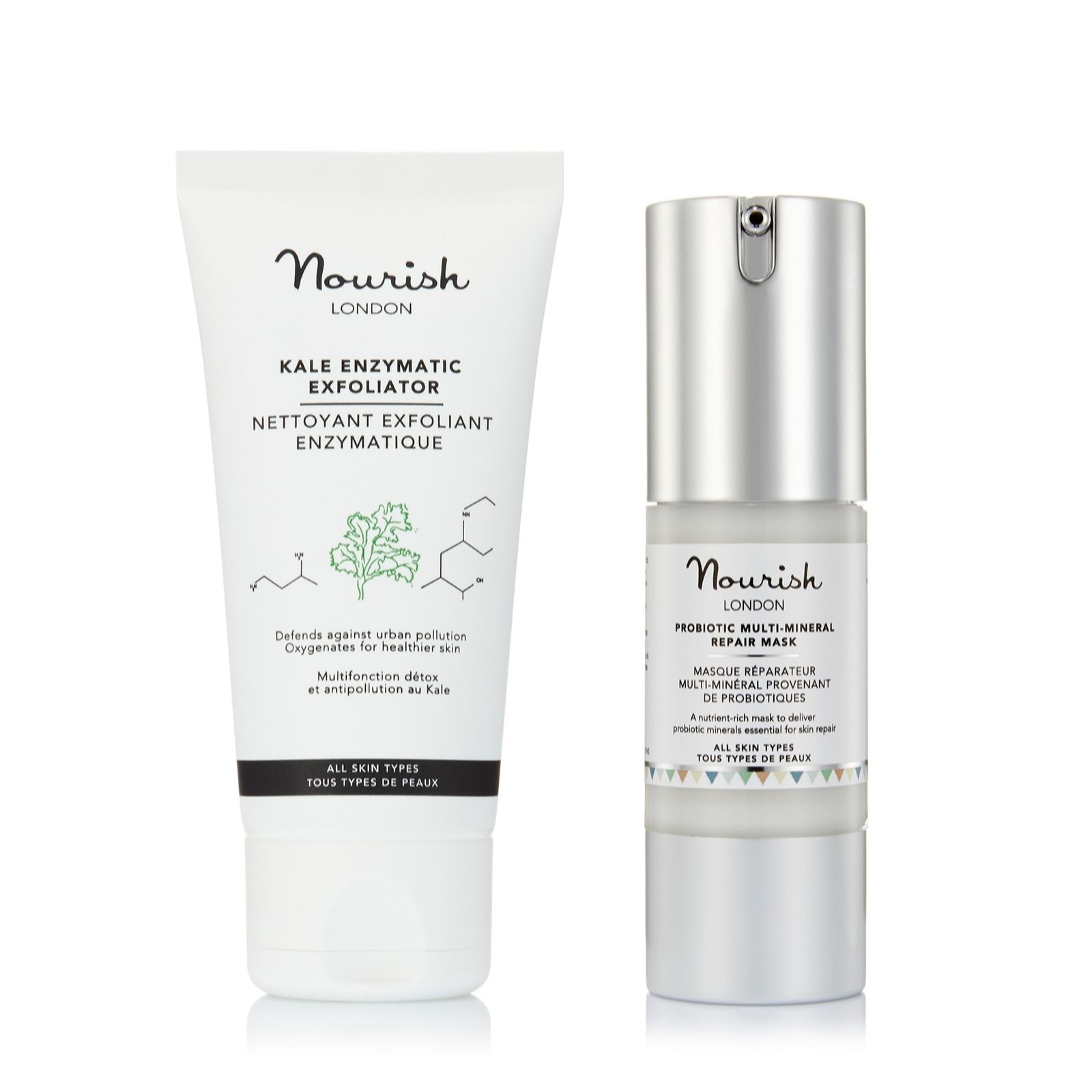 Nourish London 2 Piece AM&PM Resurfacing Kit