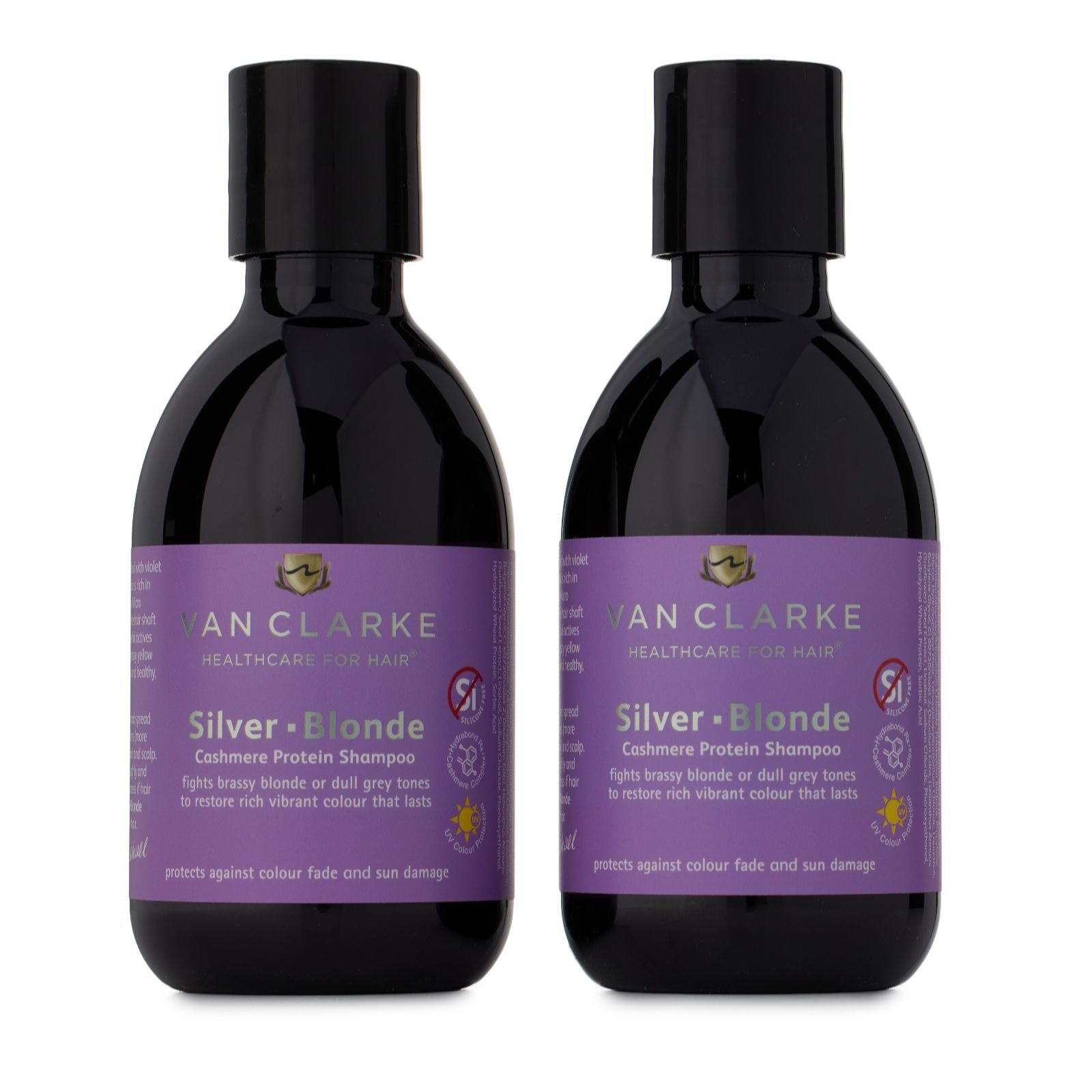 Michael Van Clarke Silver Blonde Shampoo 250ml Duo
