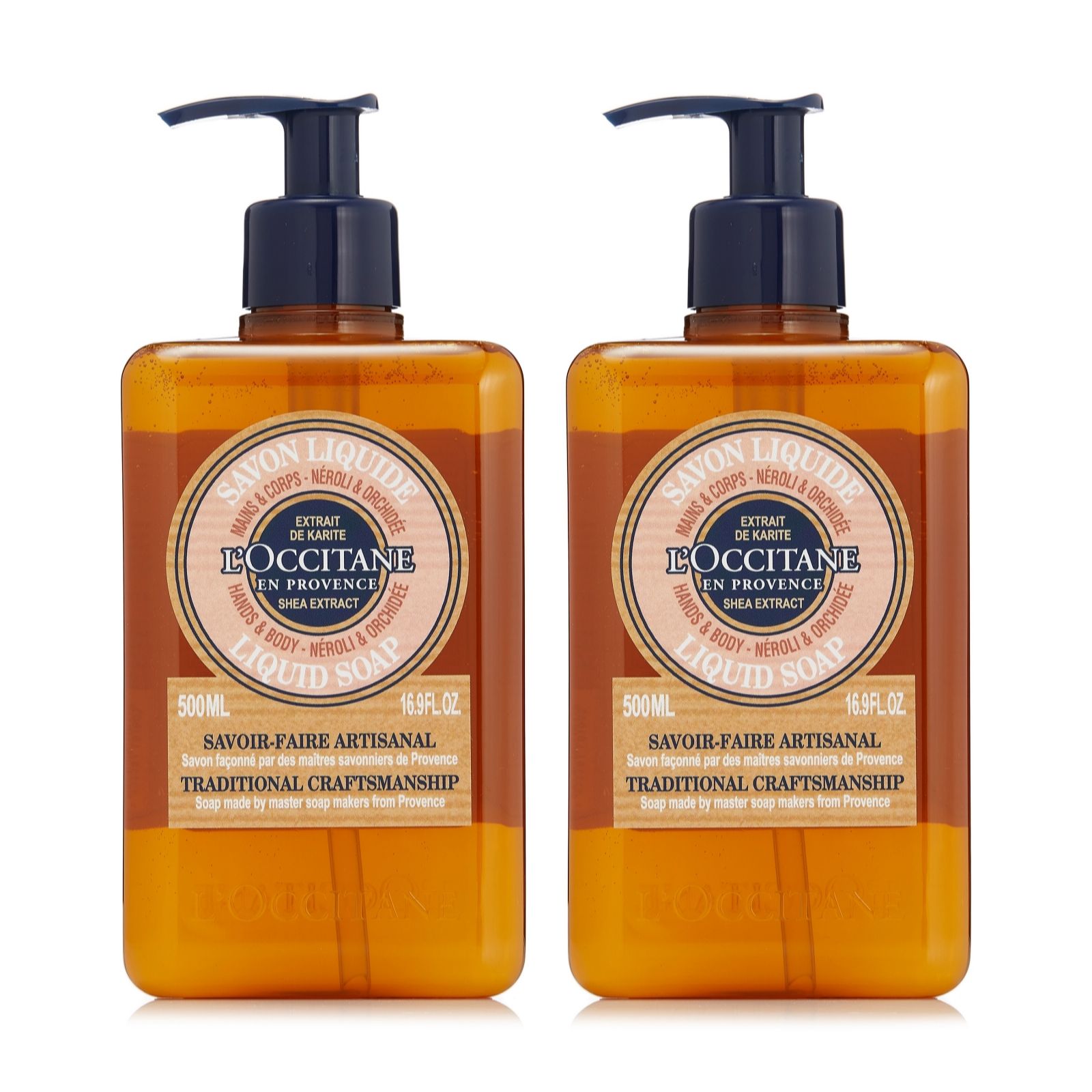 L'Occitane Shea Neroli Liquid Soap Duo