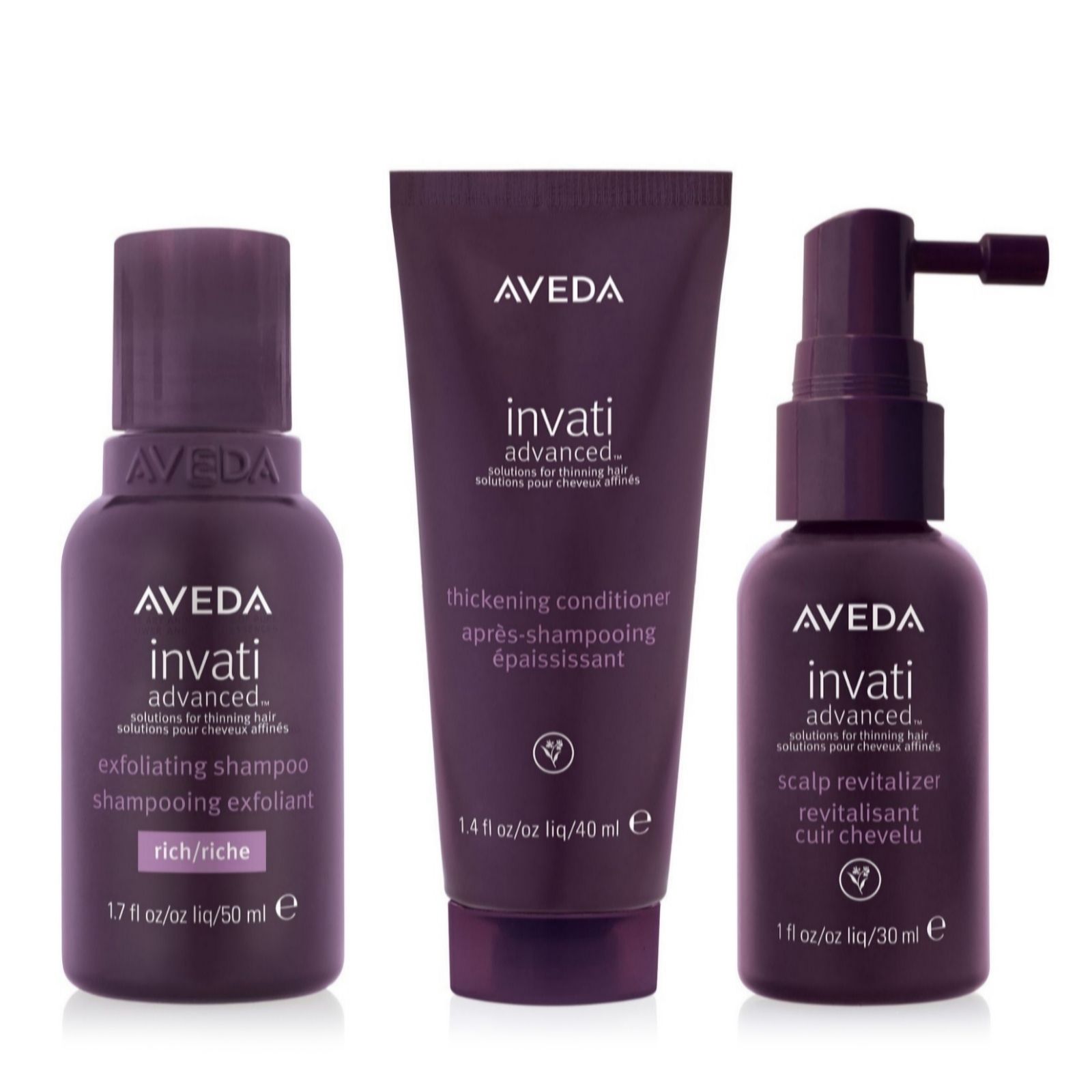 Aveda Invati Advanced 3 Piece Rich Discovery Collection