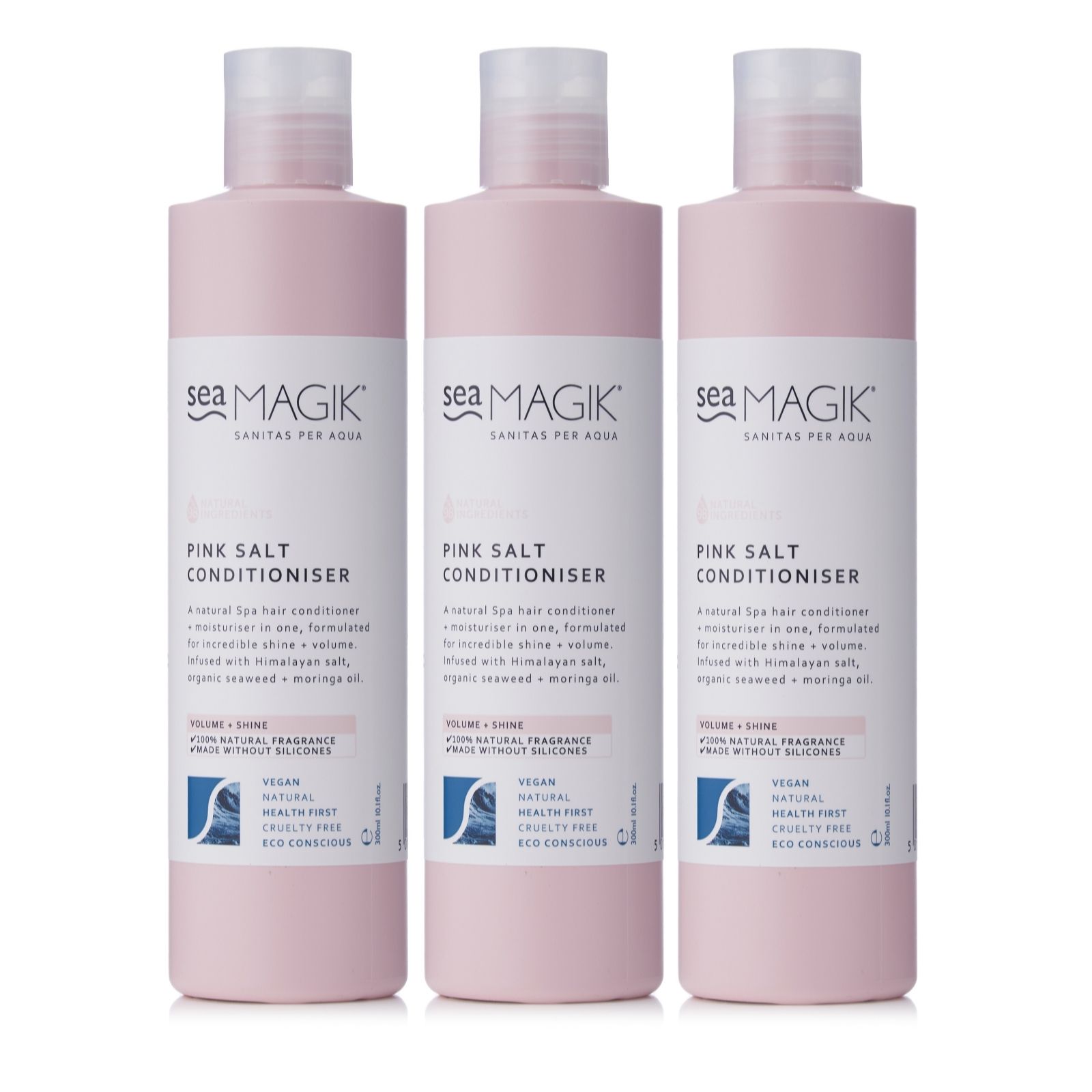 Sea Magik Volume & Shine Pink Salt Conditioniser Trio