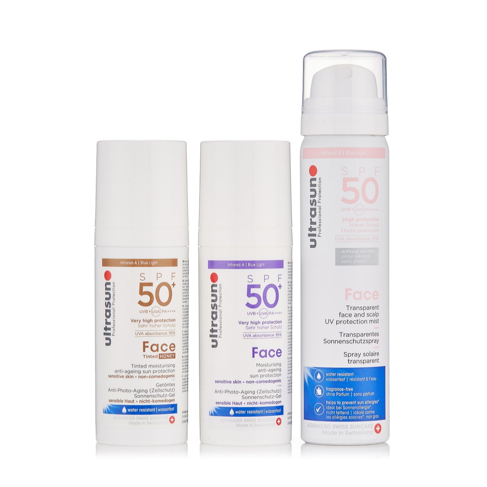 Ultrasun Sun Protection SPF 50 Face Essentials Trio