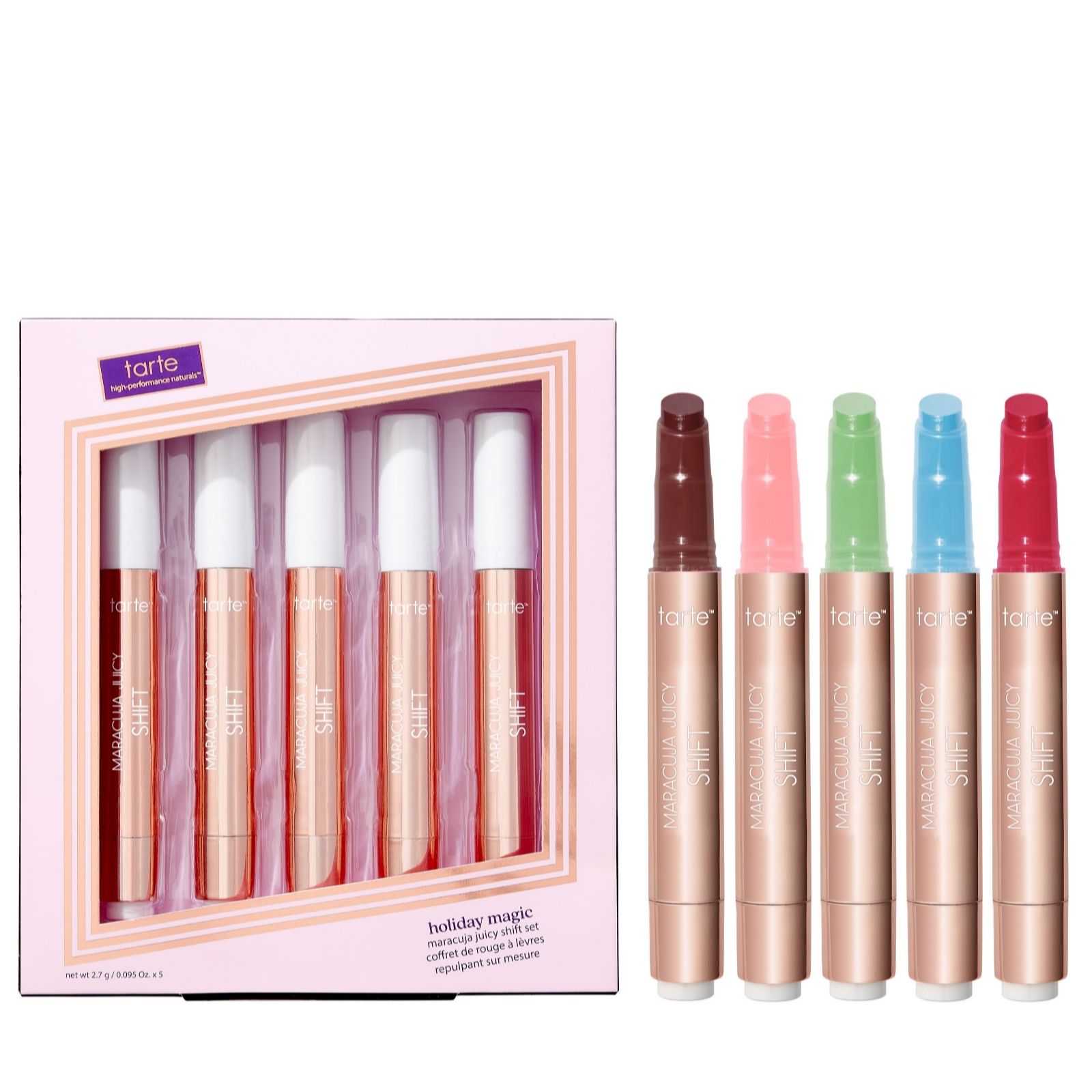 tarte Holiday Magic Maracuja Juicy Lip Shift 5pc Collection