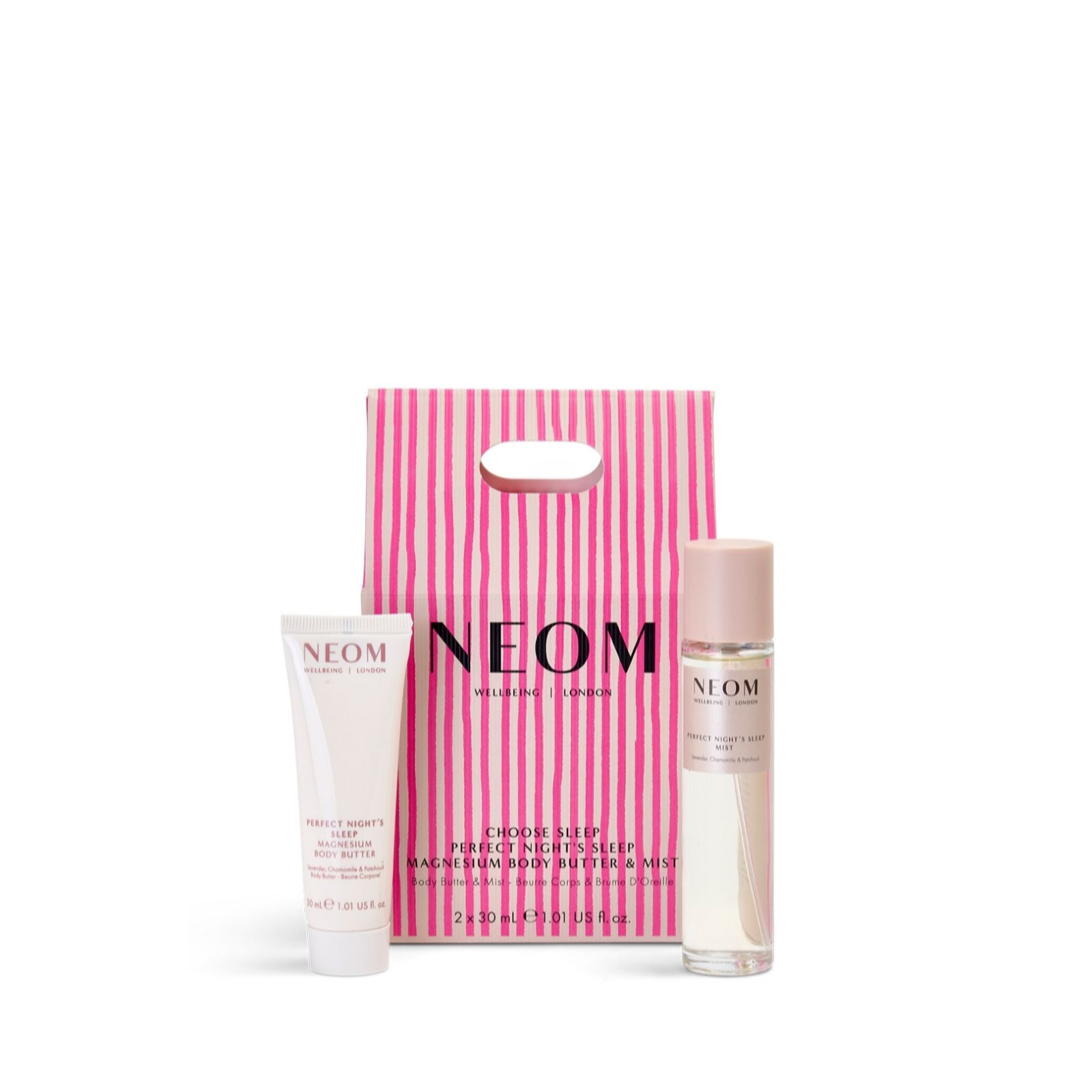 Neom Choose Sleep Pillow Mist & Body Butter Gift Set