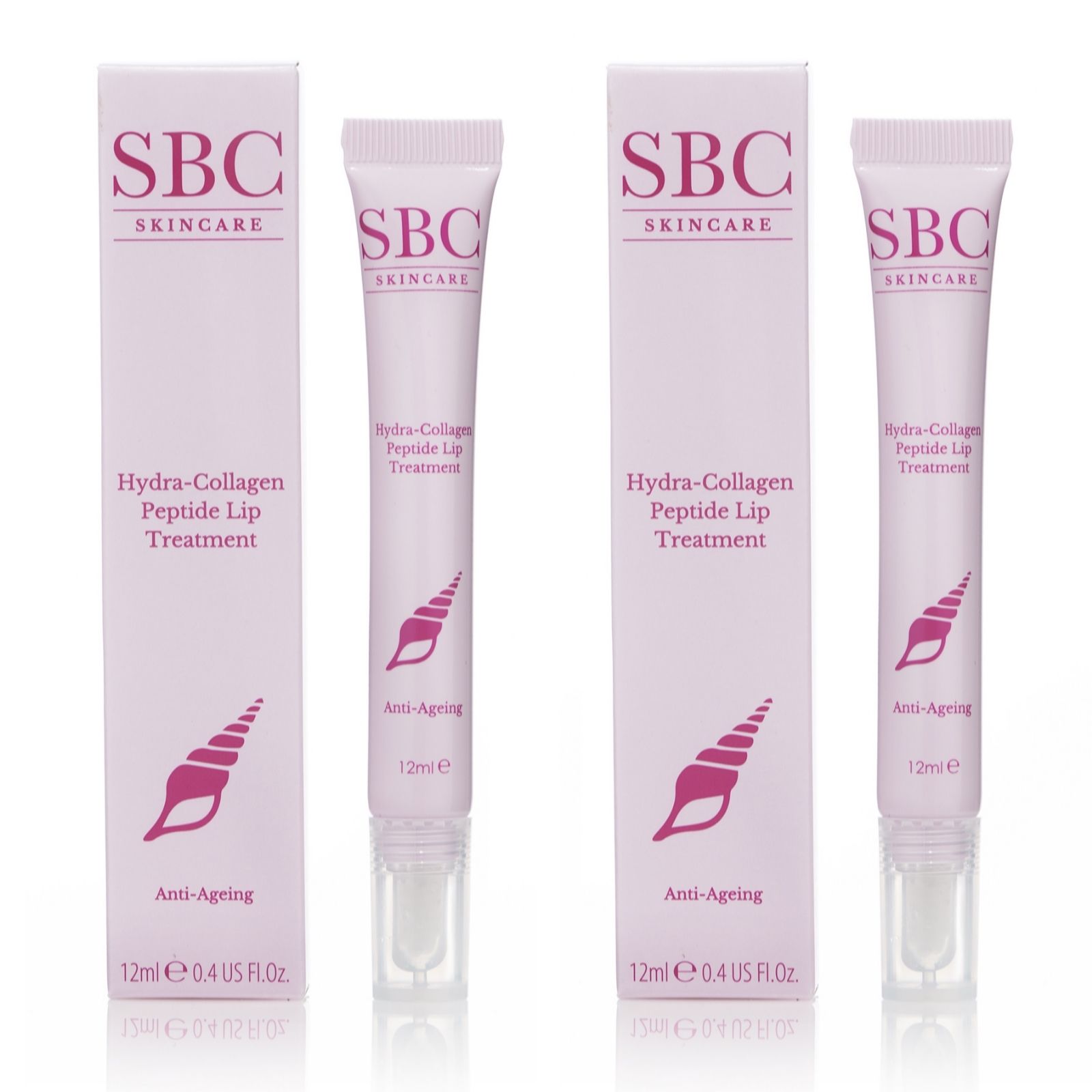 Sbc Hydra-Collagen Replenishing Peptide Lip Treatment Duo 12Ml