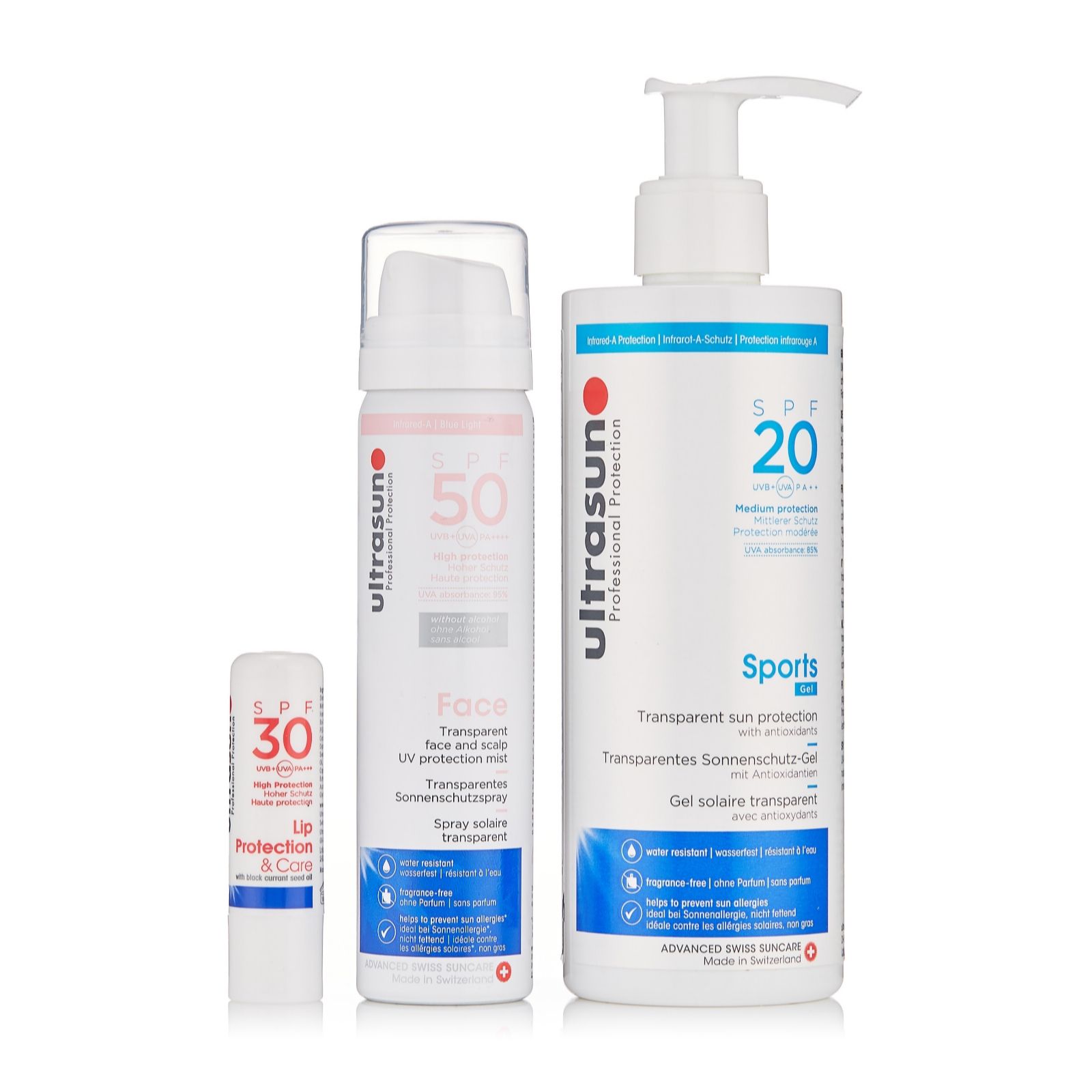 Ultrasun Sun Protection 3 Piece Top Up Collection