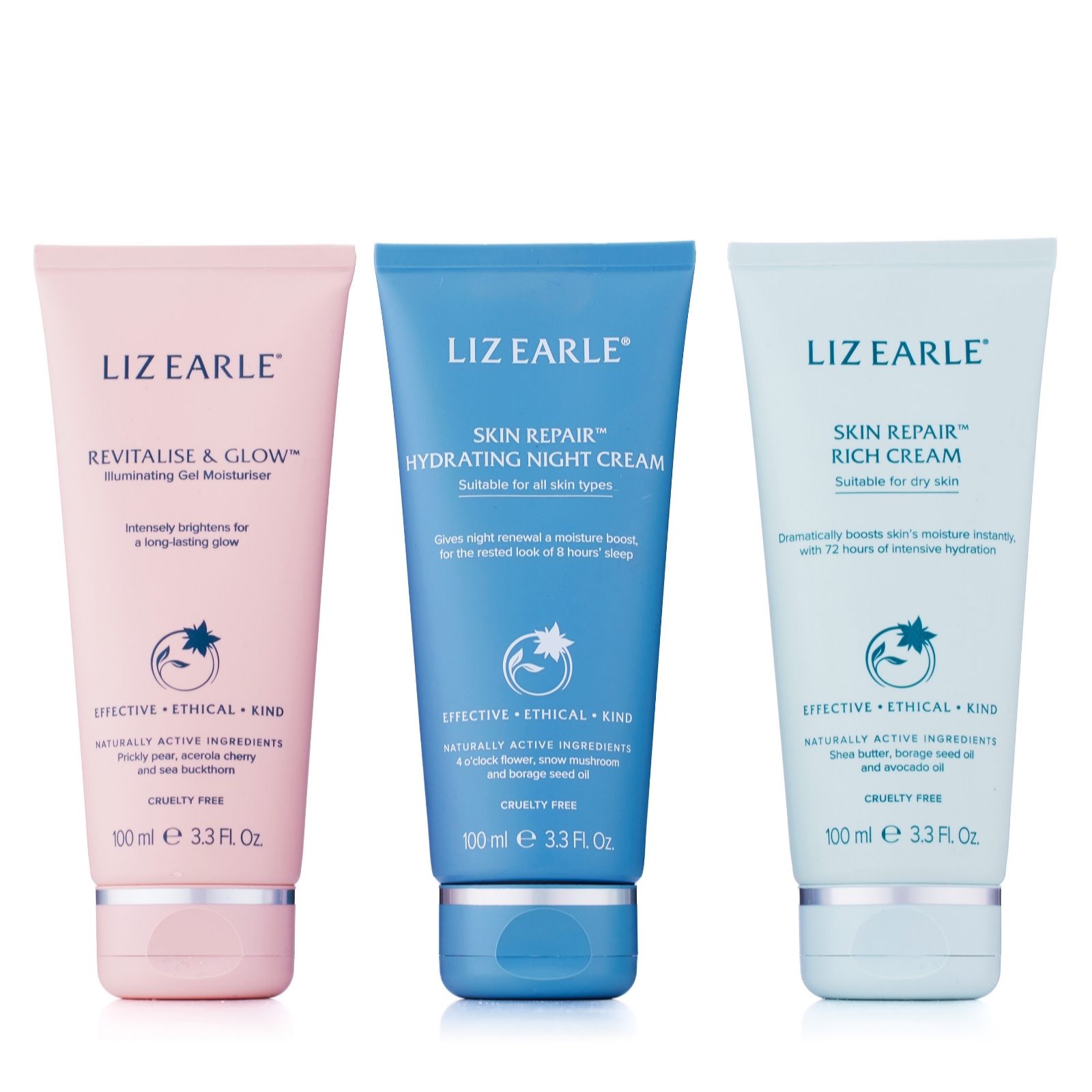Liz Earle Gel Supersize Moisturiser Trio