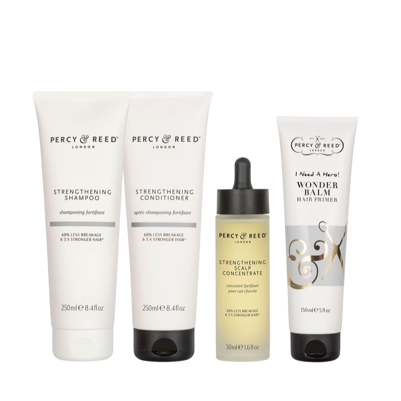 Percy & Reed Strengthening & Styling 4 Piece Collection