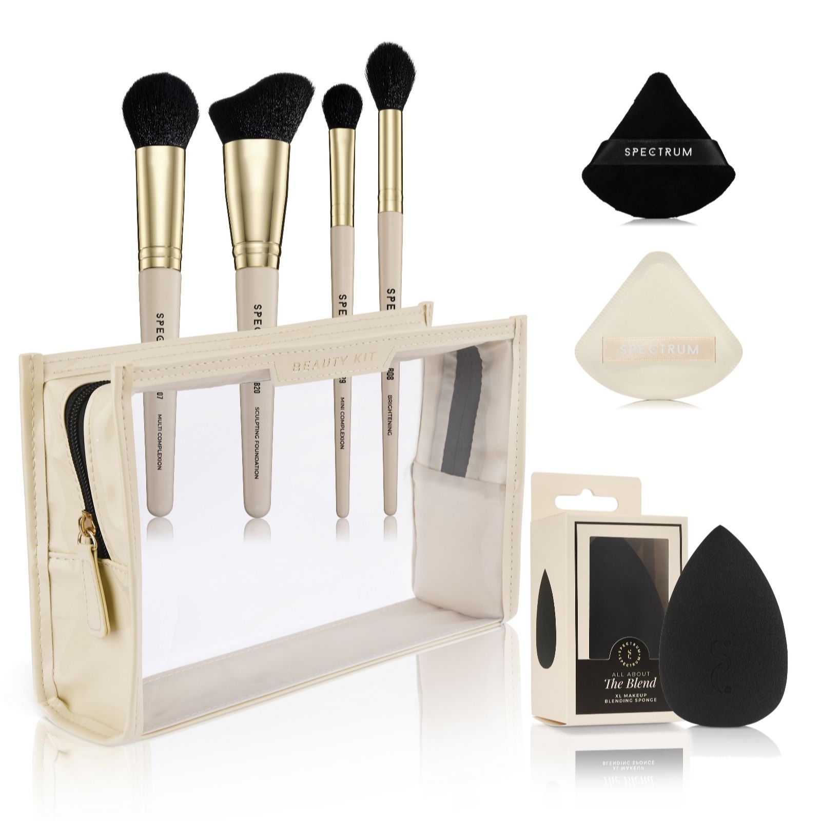 Spectrum Collections Cream Spectrum 8 Piece All About The Brush Beauty Kit