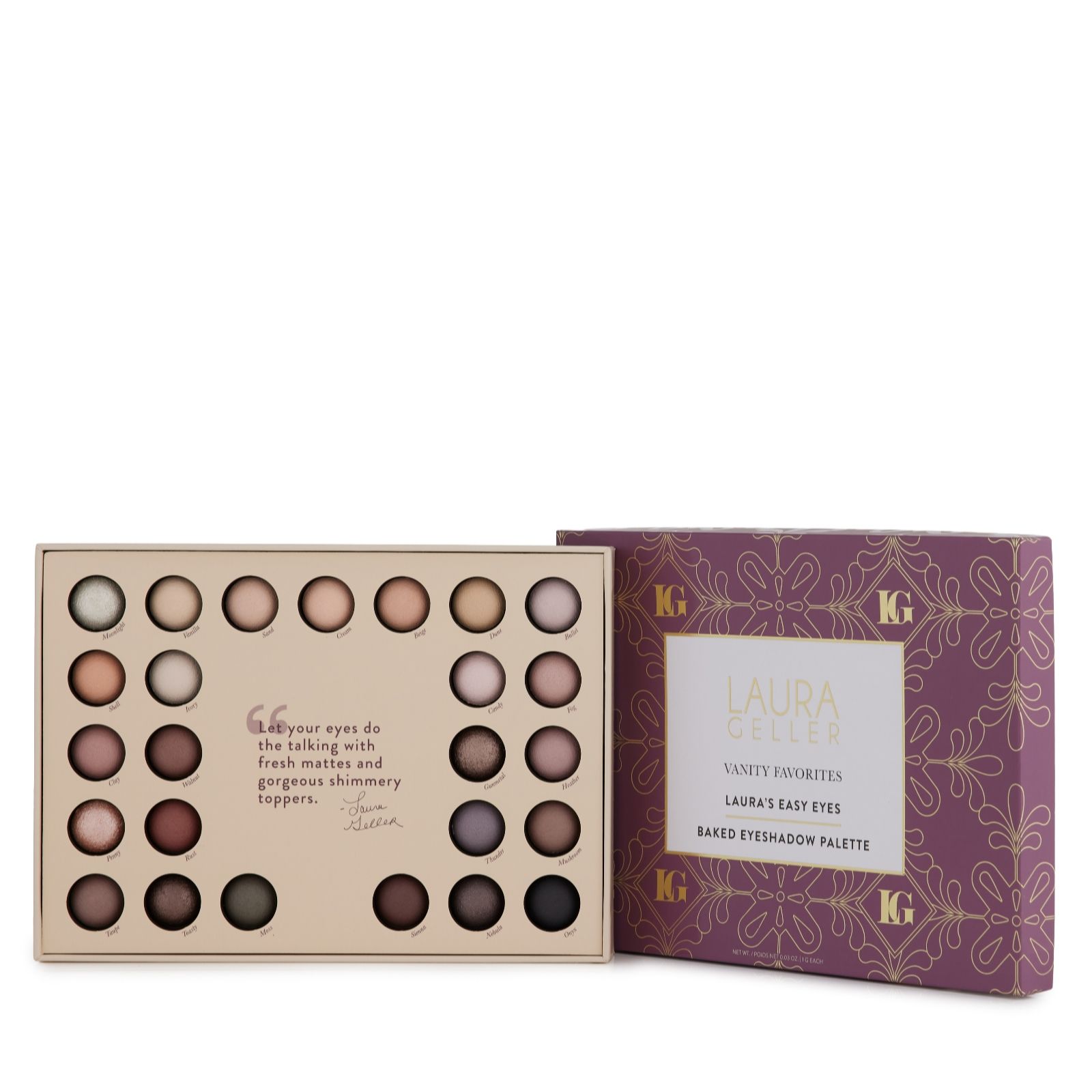 Laura Geller Cream Vanity Favorites Neutrals 25 Well Baked Eyeshadow Palette