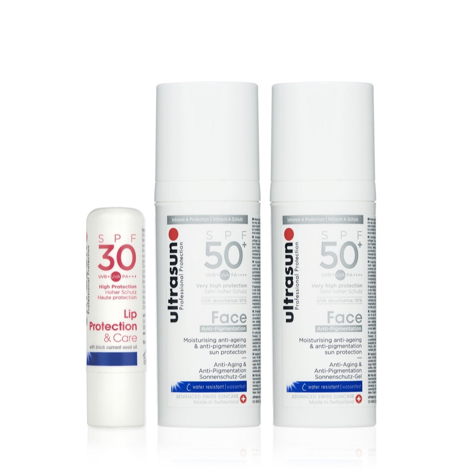 Ultrasun 3 Piece Anti-Pigmentation Face SPF 50+ & Lip Collection