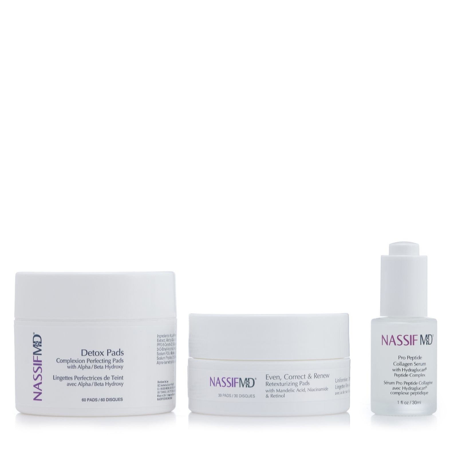 NassifMD Prep, Retexturise & Hydrate 3 Piece Collection