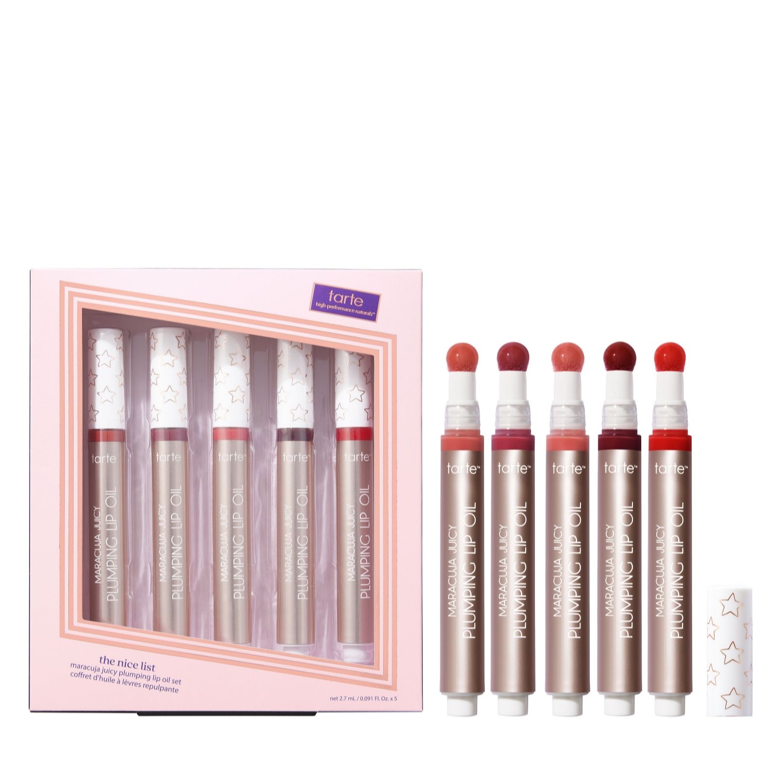 tarte 5 Piece The Nice List Maracuja Juicy Lip Oil  Collection