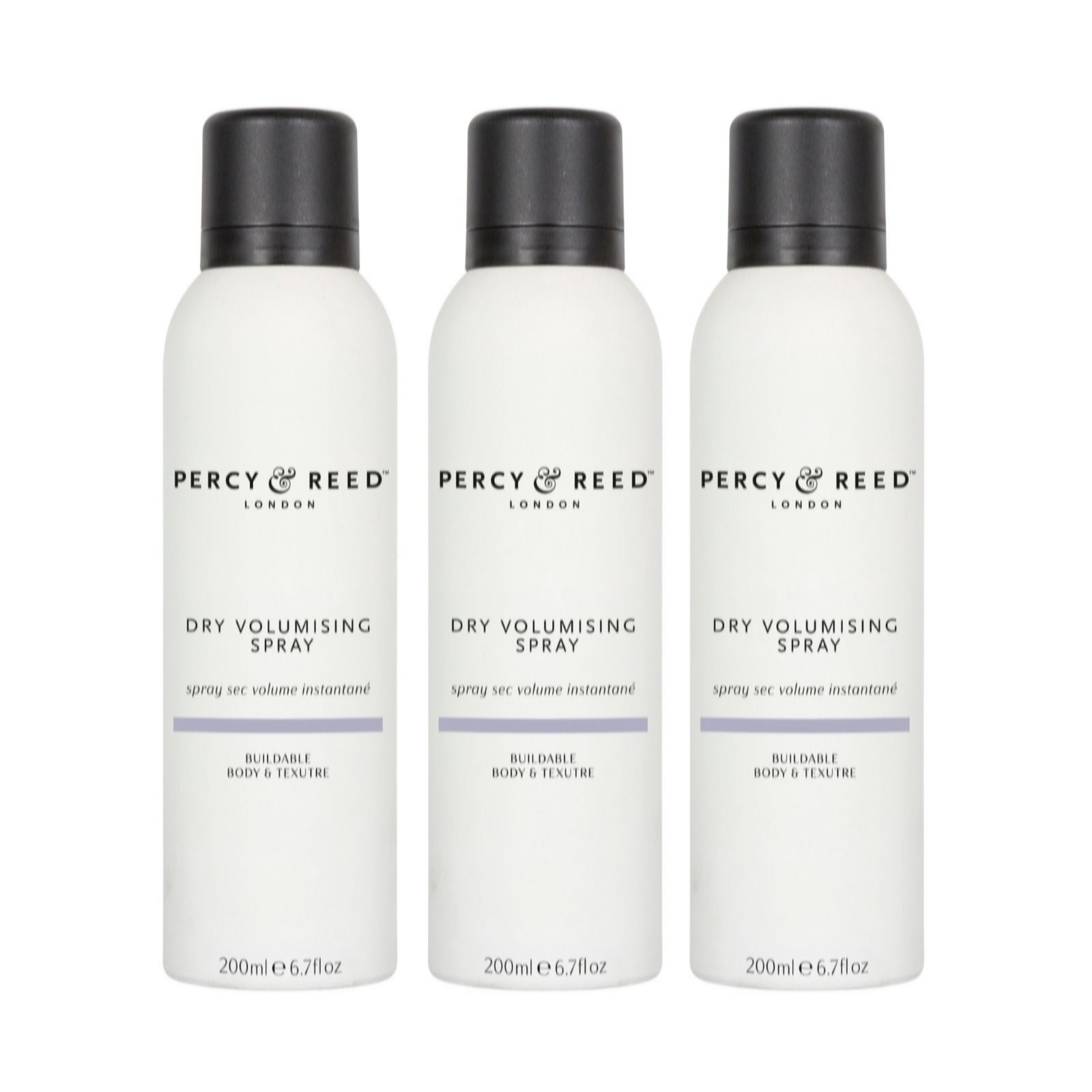 Percy & Reed Session Styling Dry Volumising Spray 200ml Trio