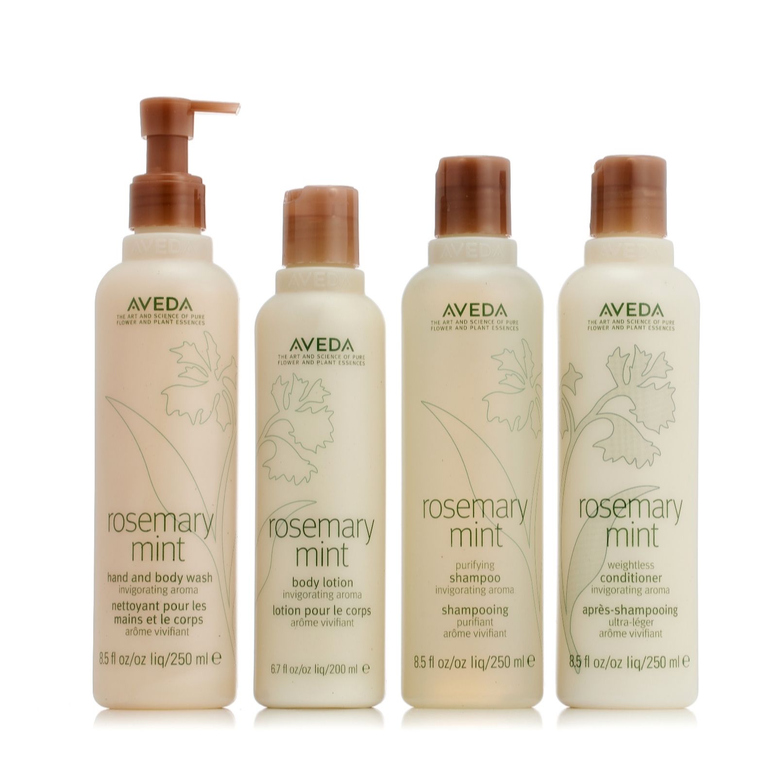 Aveda Rosemary Mint Hair & Body 4 Piece Set