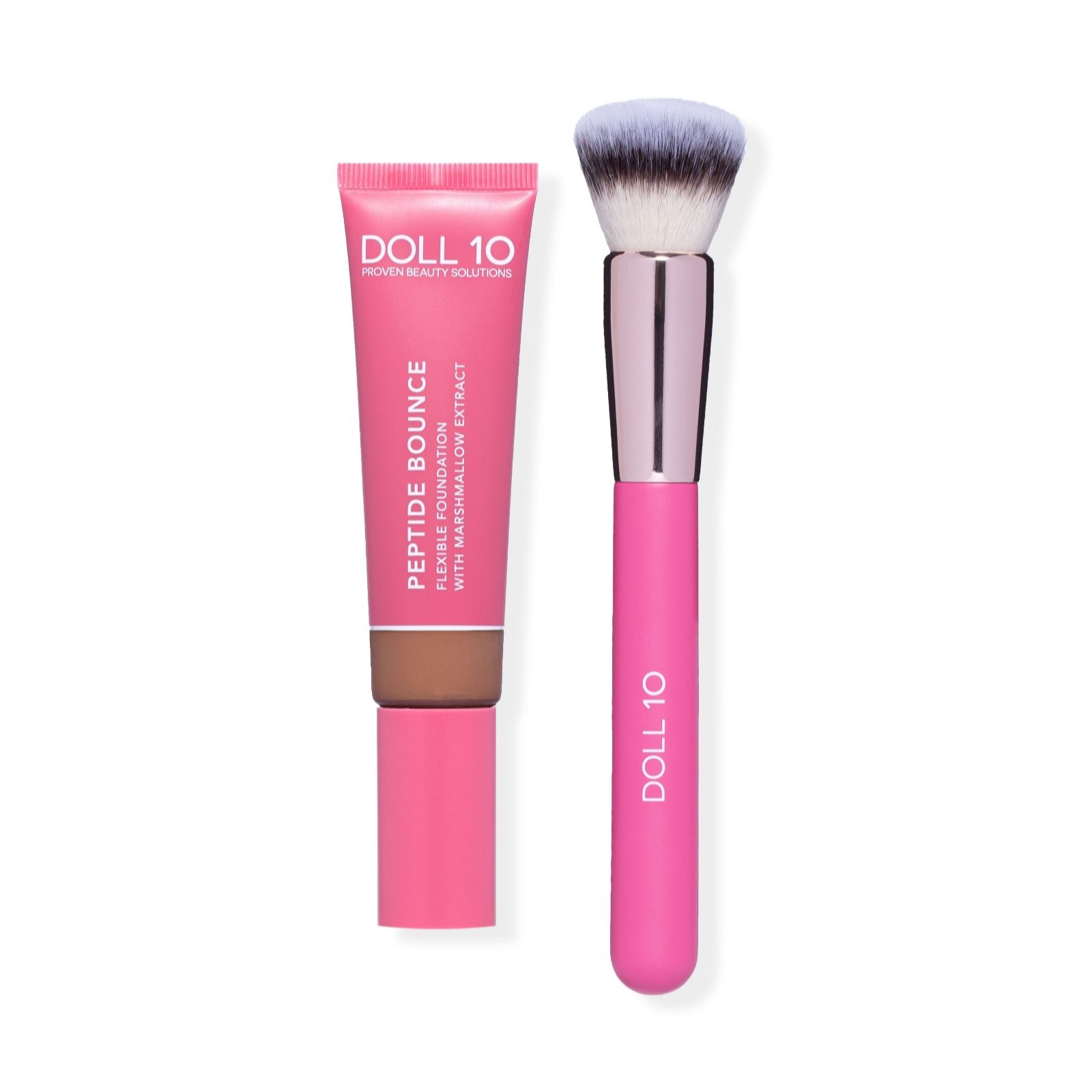 Doll 10 Deep Rich Peptide Bounce Foundation & Complexion Brush