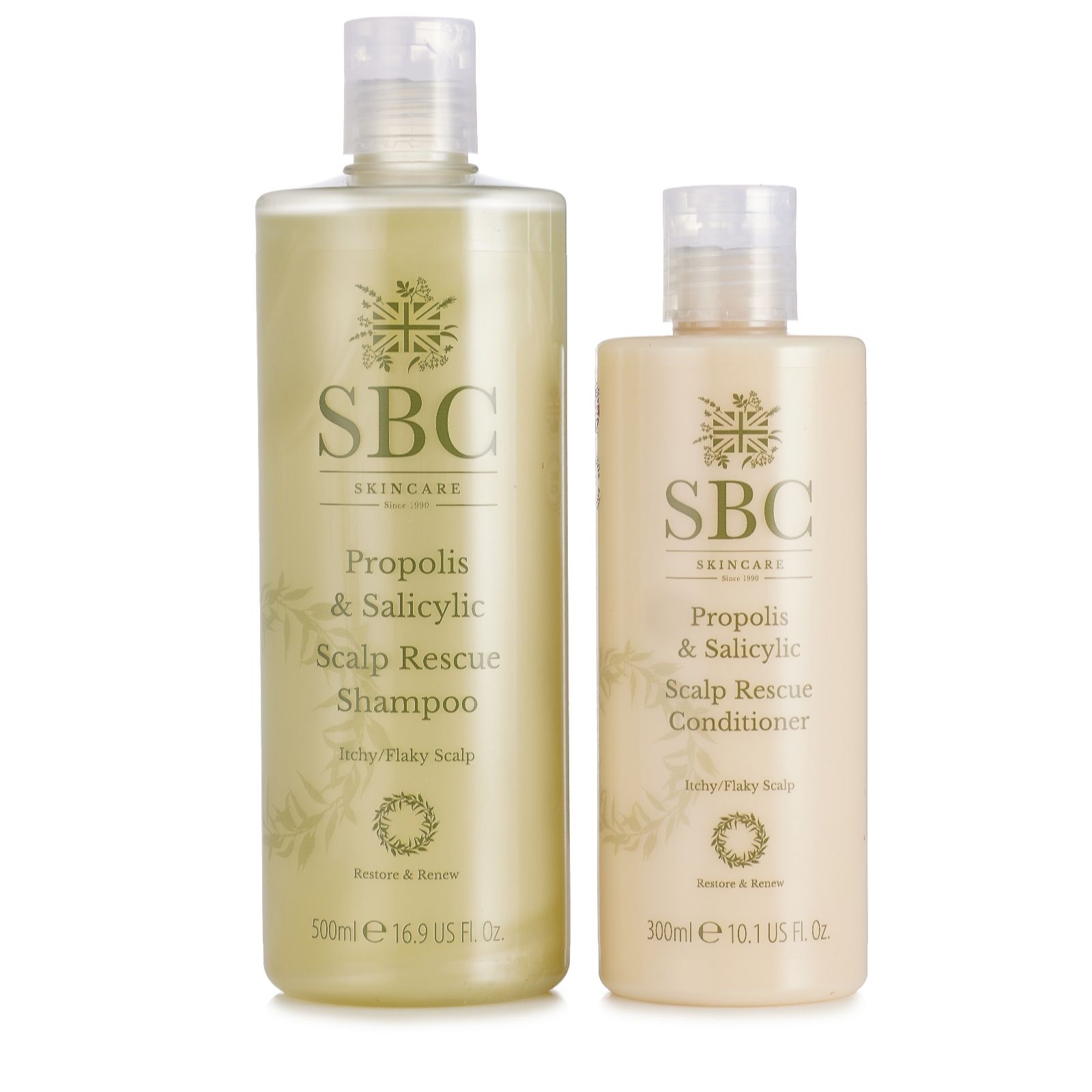 SBC Skincare Propolis & Salicylic Scalp Rescue Conditioner – Hydrating, Strengthening Treatment – Propolis, Shea Butter & Pro-Vitamin B5 to Soothe Irritation, Prevent Breakage, Revitalise Hair, 500 mL - Image 2