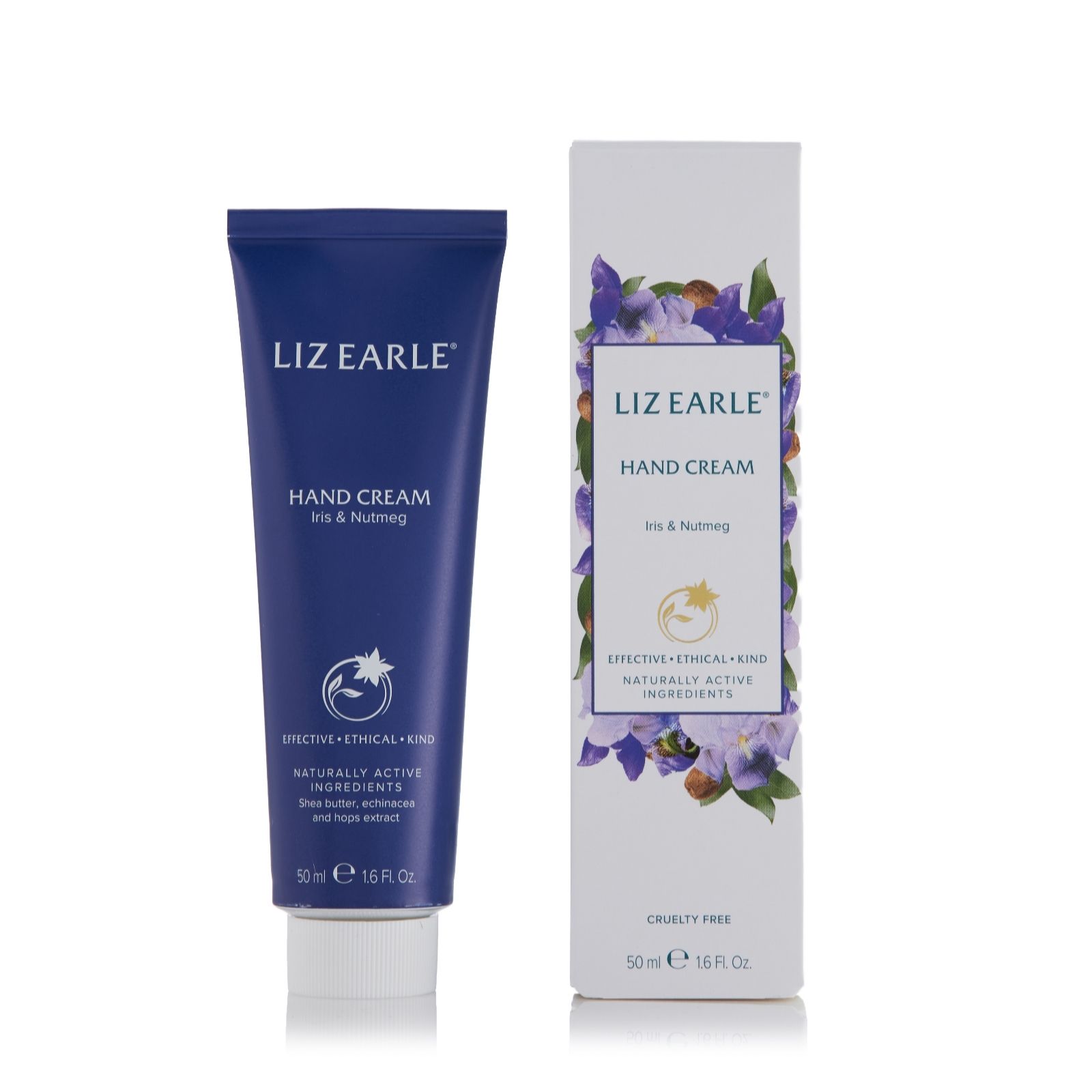 Liz Earle Cream Hand Iris & Nutmeg 50Ml