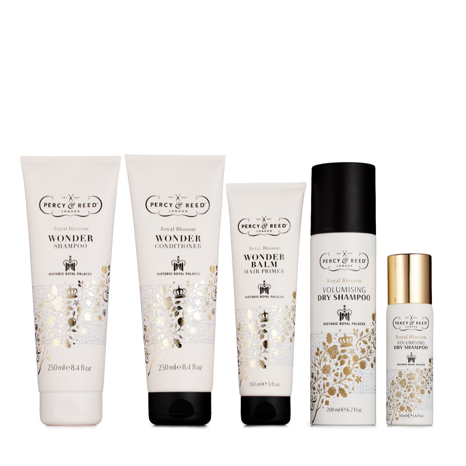 Percy & Reed Royal Blossom 5 Piece Haircare Collection