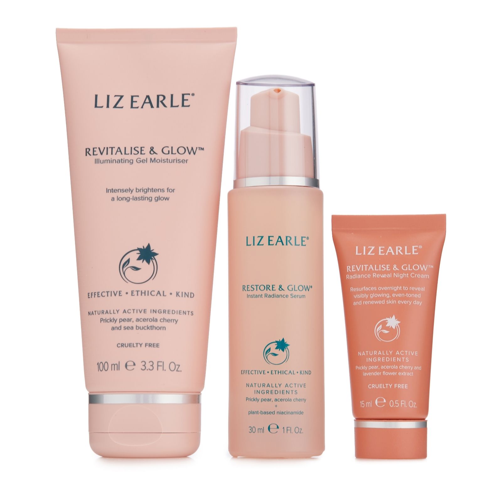 Liz Earle Cream Radiant Glow Skincare Trio