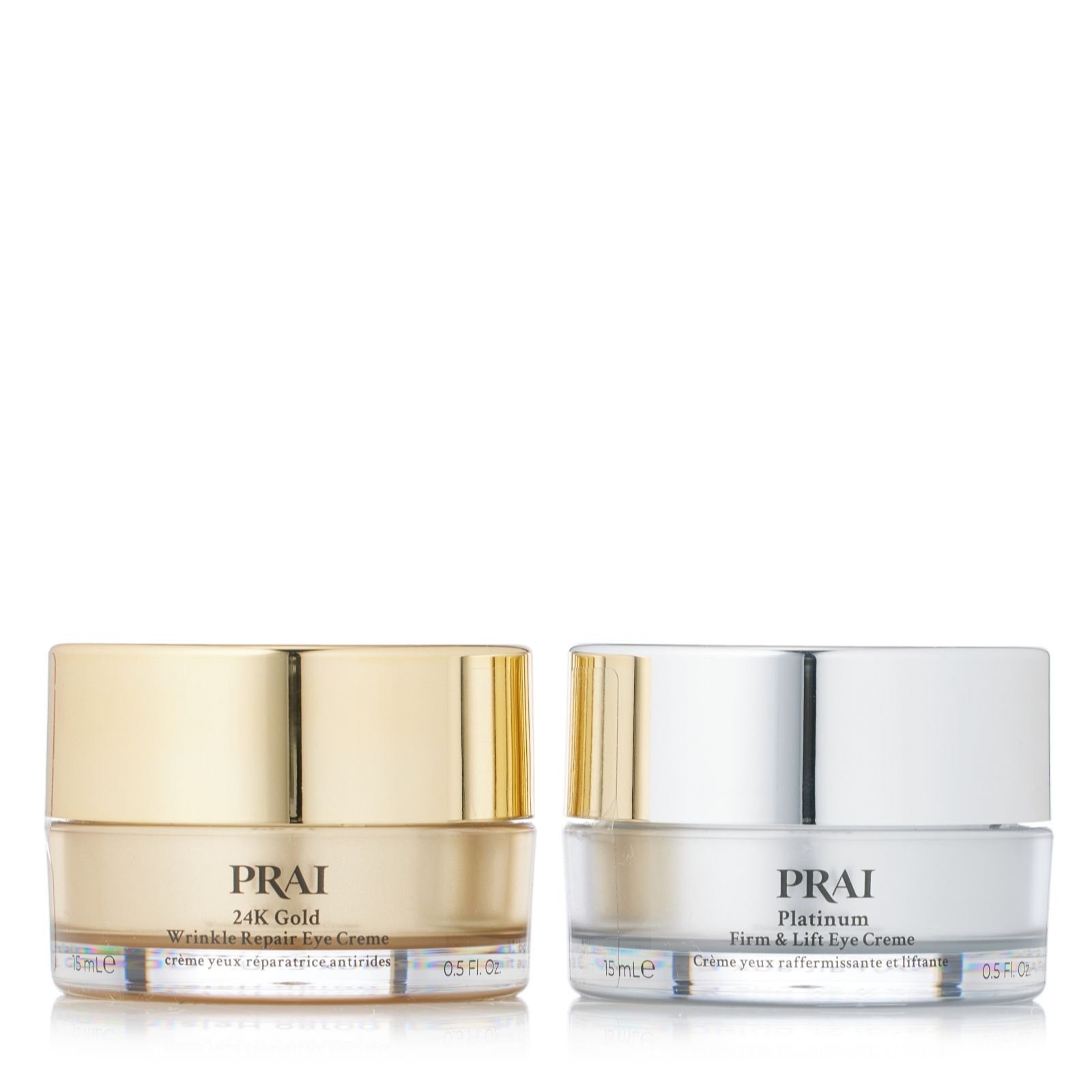 Prai 24k Gold and Platinum Firm and Lift 15ml Eye Duo