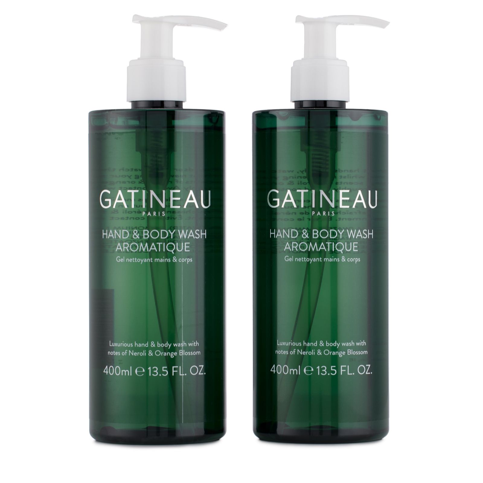 Gatineau Aromatique Hand and Body Wash 400ml Duo