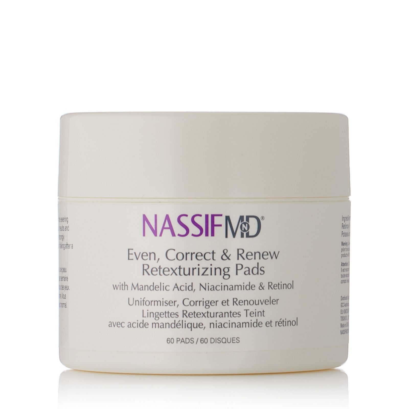 NassifMD 60 Even Correct and Renew Retexturising 60 Pads