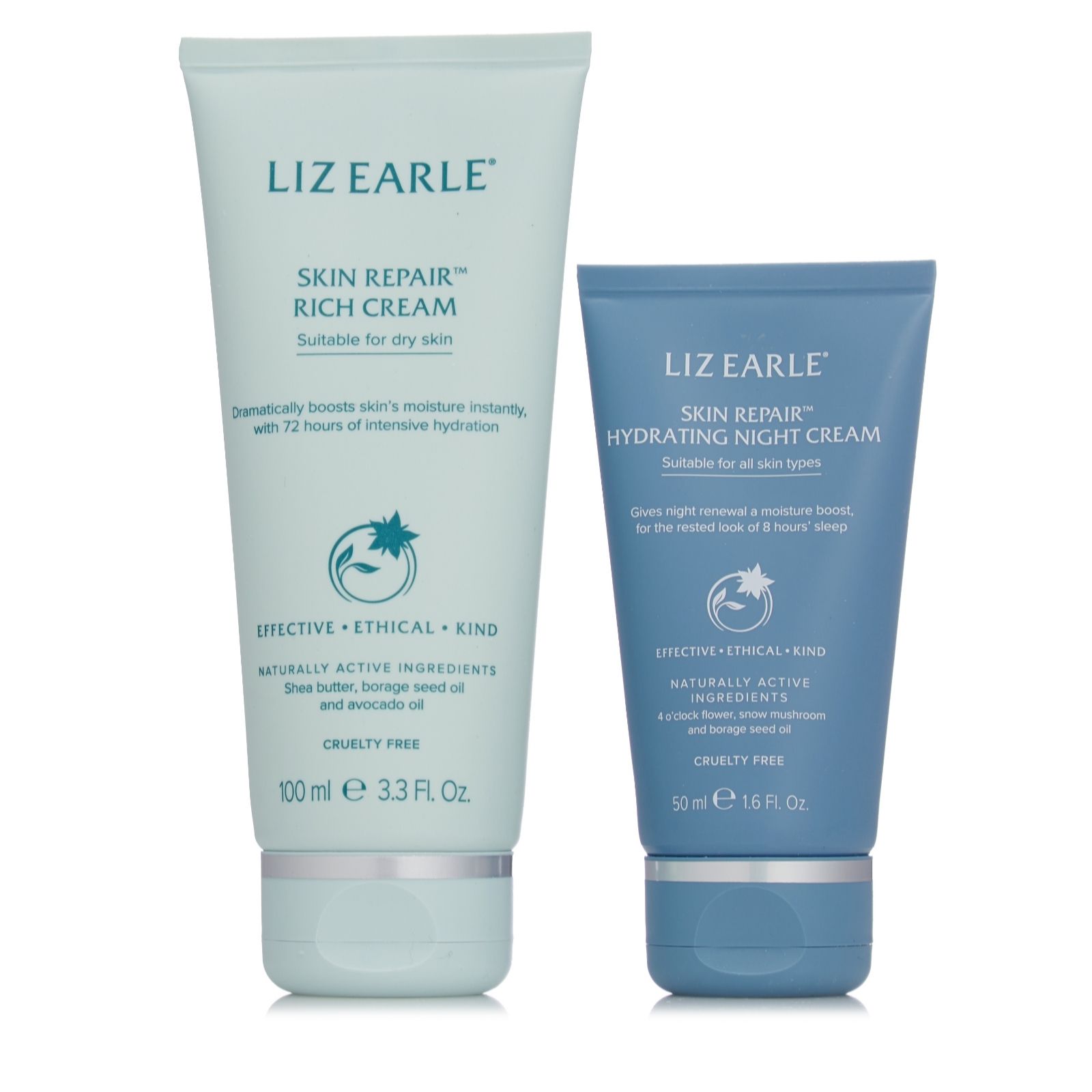 Liz Earle Day to Night Skin Repair Moisturiser 100ml & 50ml Duo