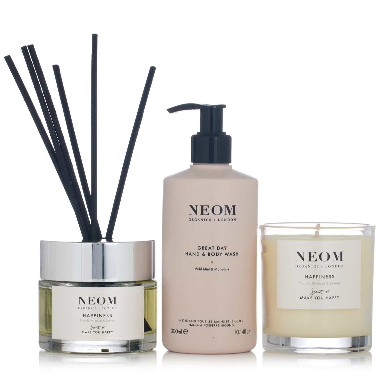 Neom Wellbeing Home & Body 3 Piece Collection