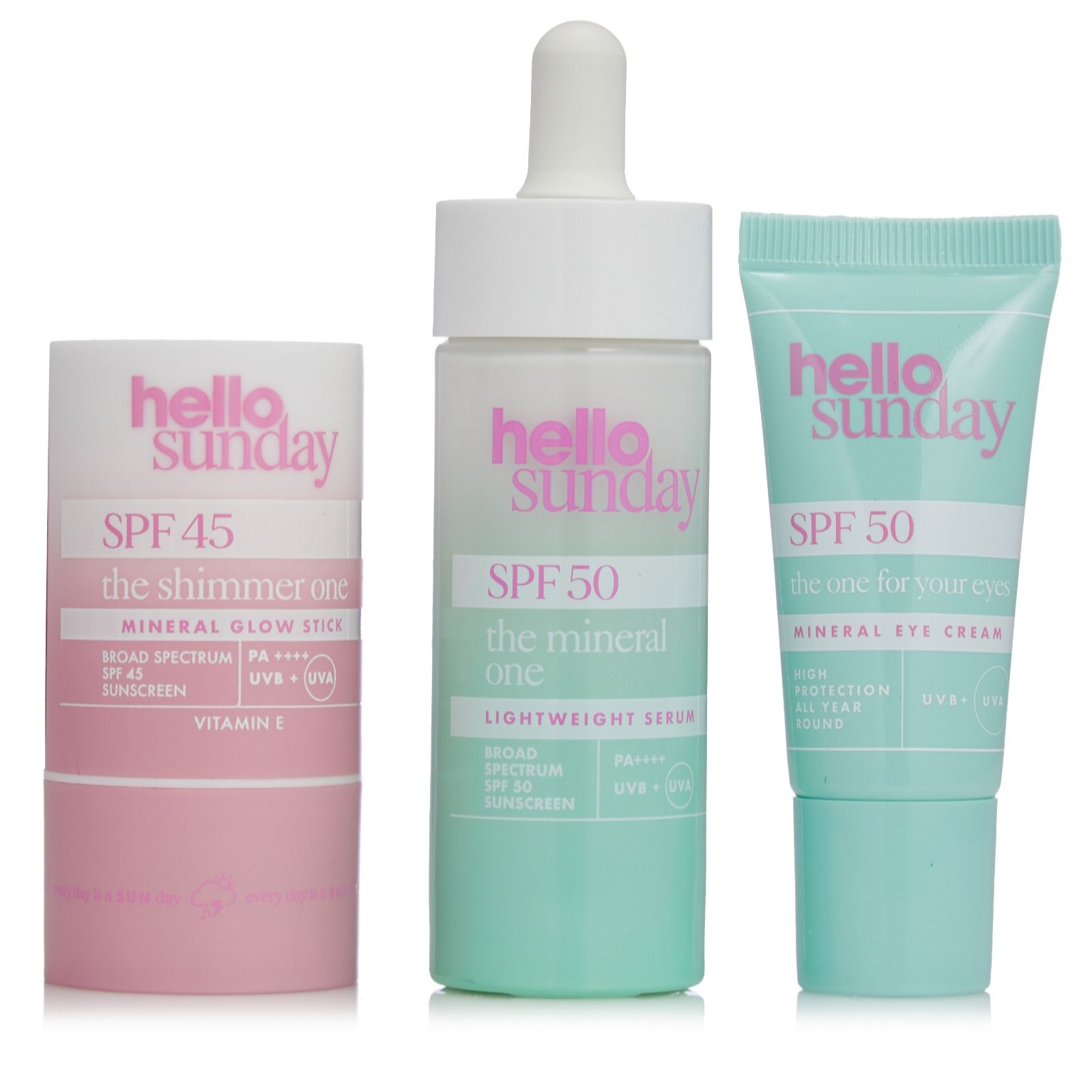 Hello Sunday Mineral SPF Trio