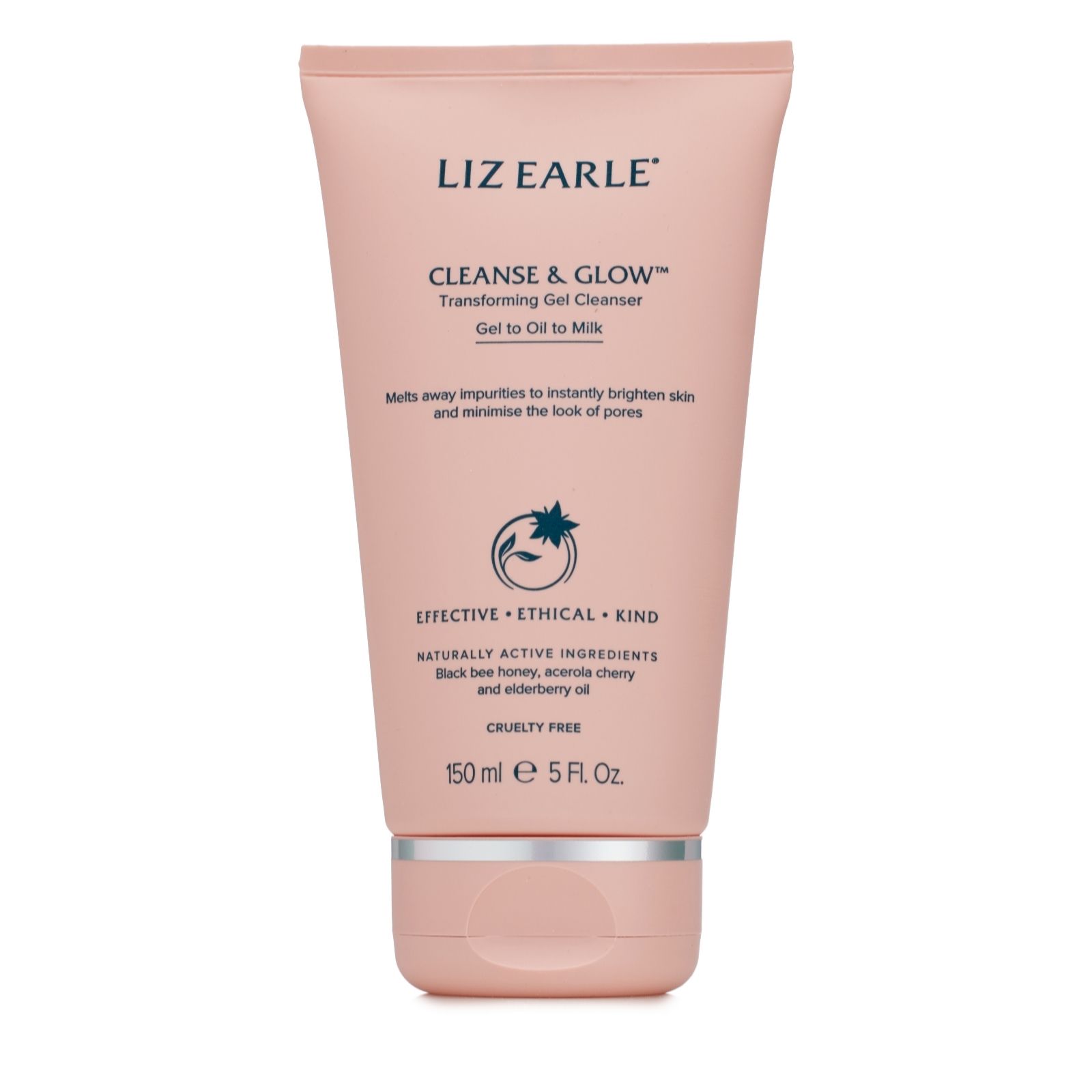 Liz Earle Cleanse & Glow Transforming Gel Cleanser 150ml Gel to Oil to Milk New - Image 13