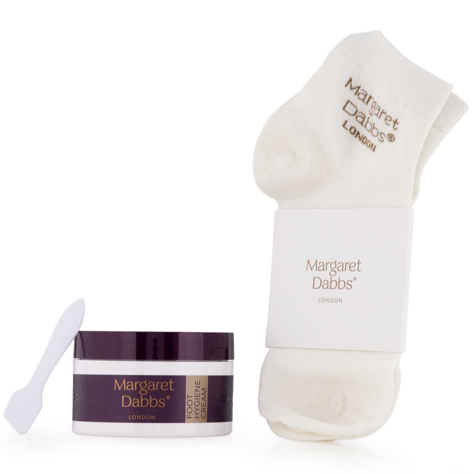 Margaret Dabbs London Cream Foot Hygiene With Luxury Hemp Socks