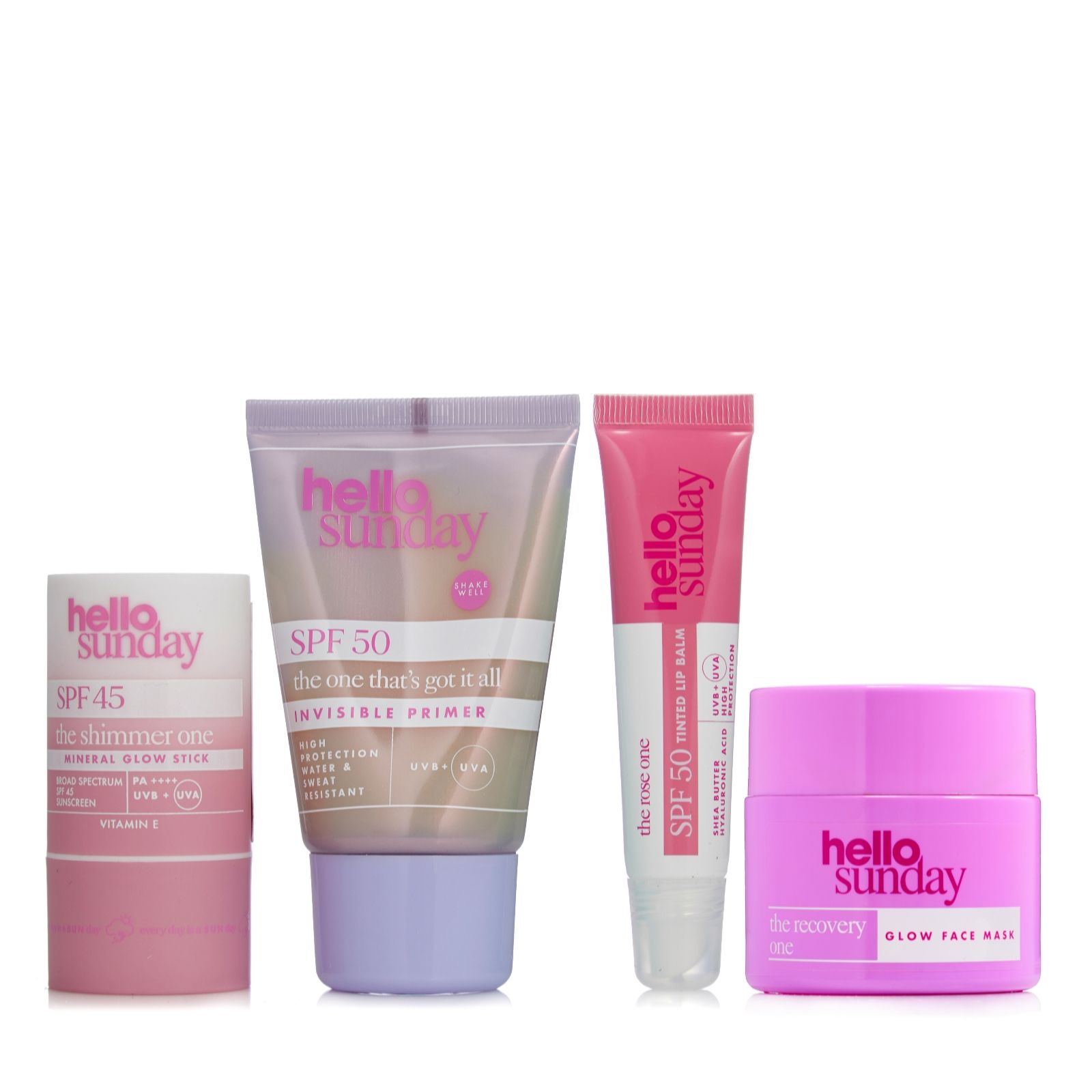 Hello Sunday Day to Night Glow Four piece collection