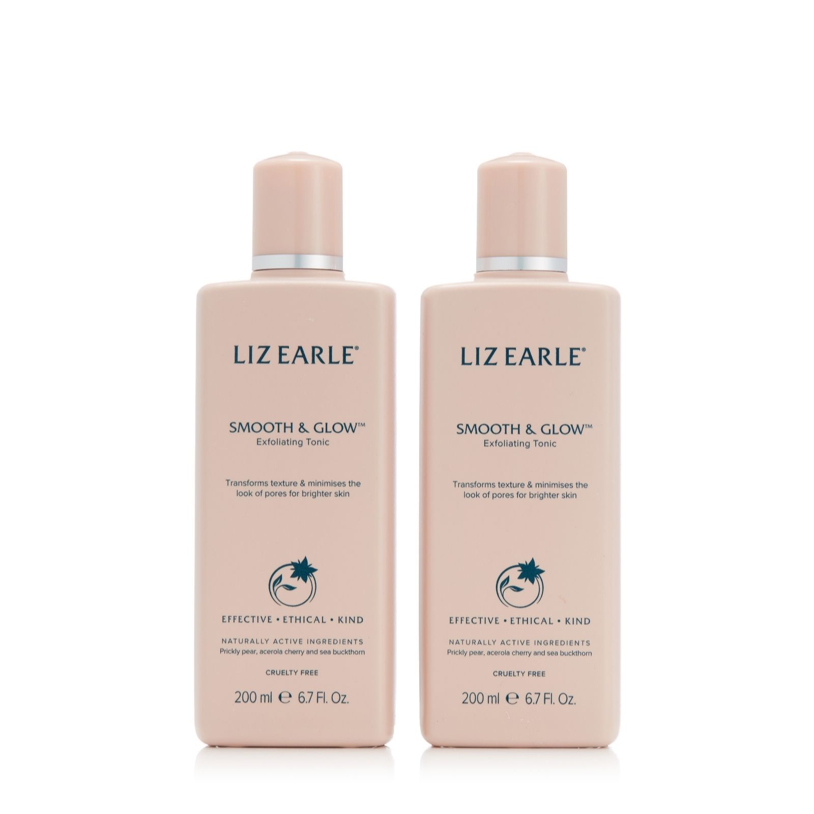 Liz Earle Smooth & Glow Exfoliating Tonic 200ml Duo