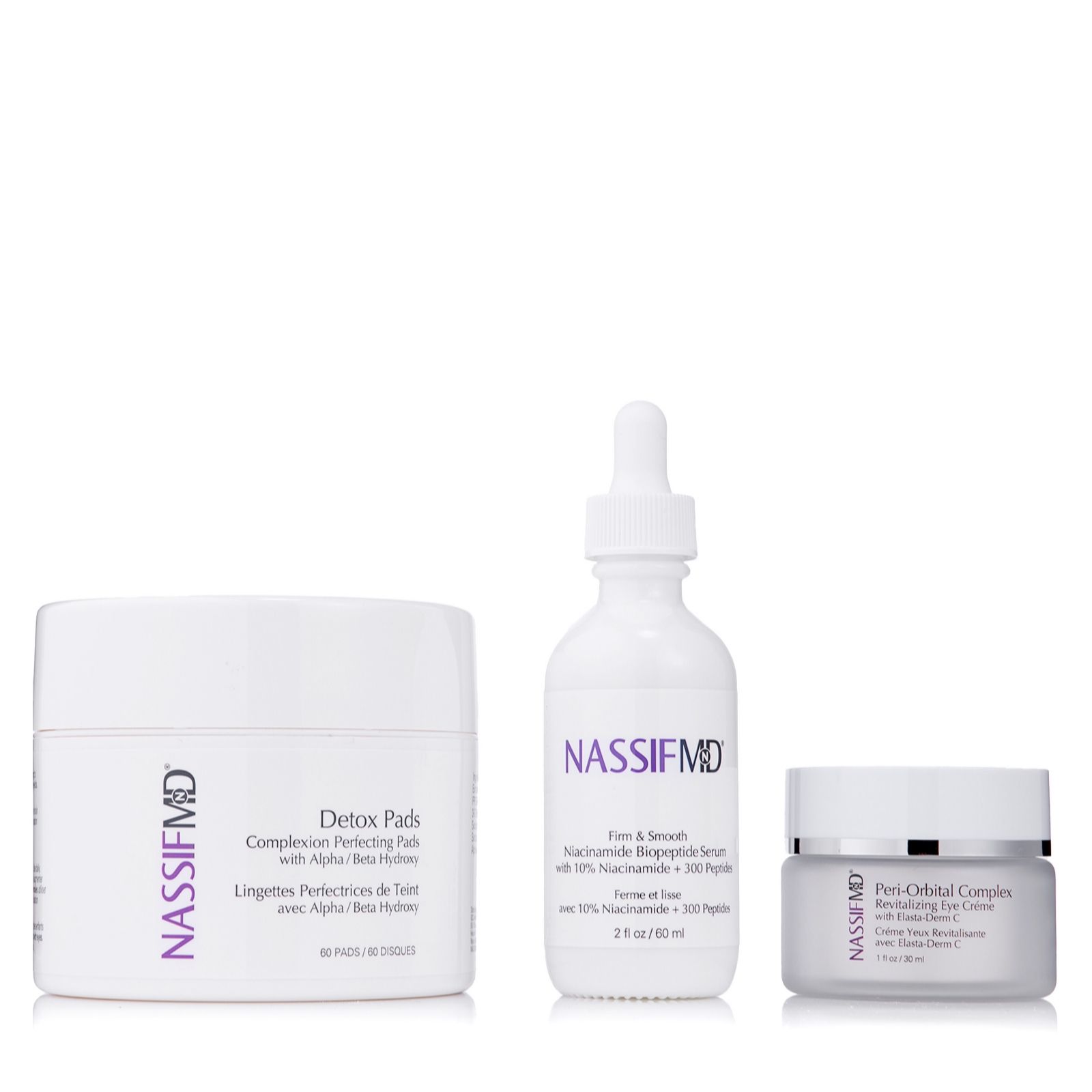 Nassifmd Cream Firm & Smooth Targeted 3 Piece Collection