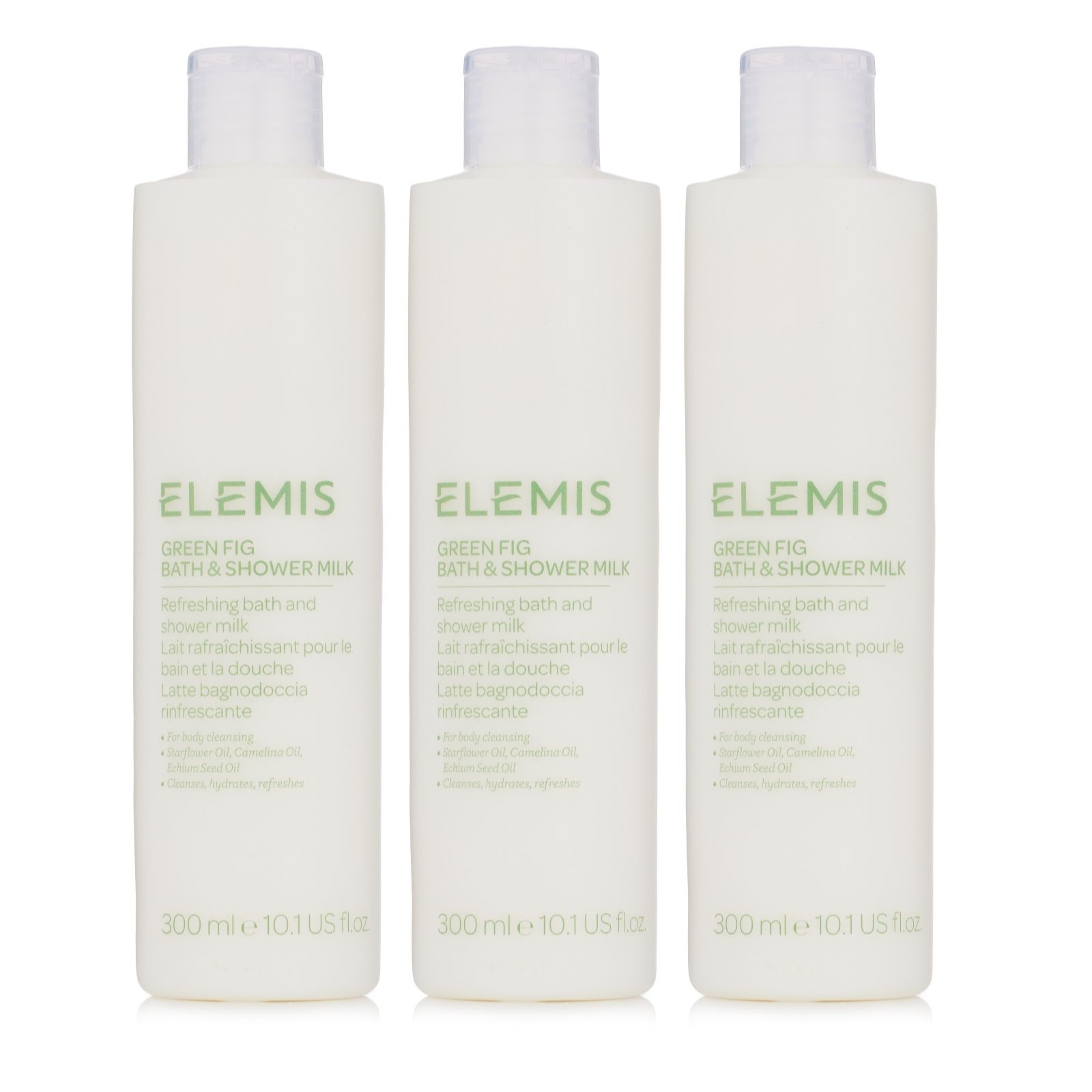 Elemis Green Fig Bath & Shower Milk 300ml Trio