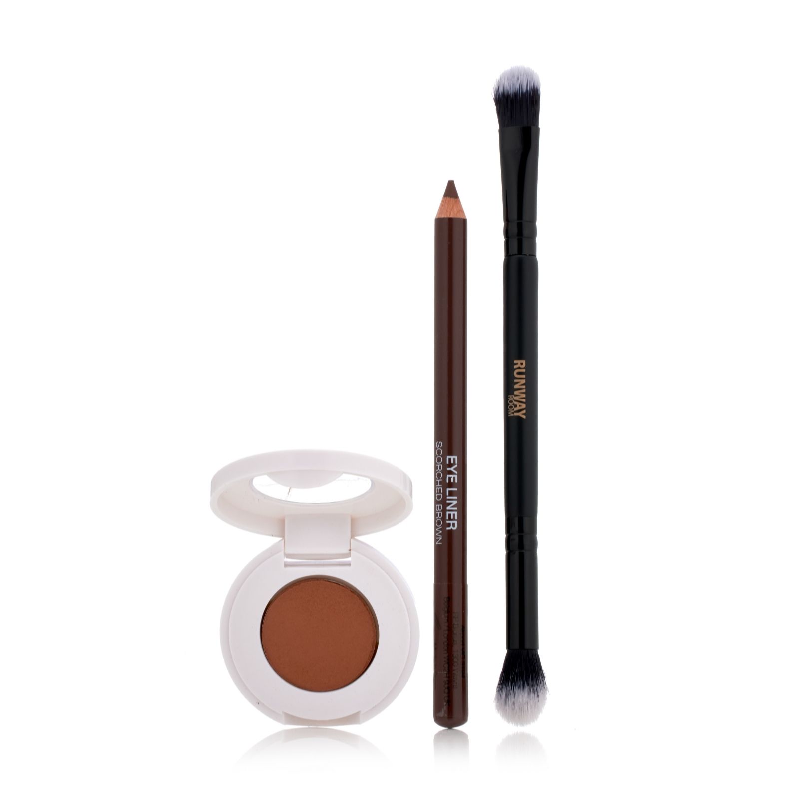 Runway Room Smokey Eye Kit  With Eyeshadow, Eyeliner & Brush