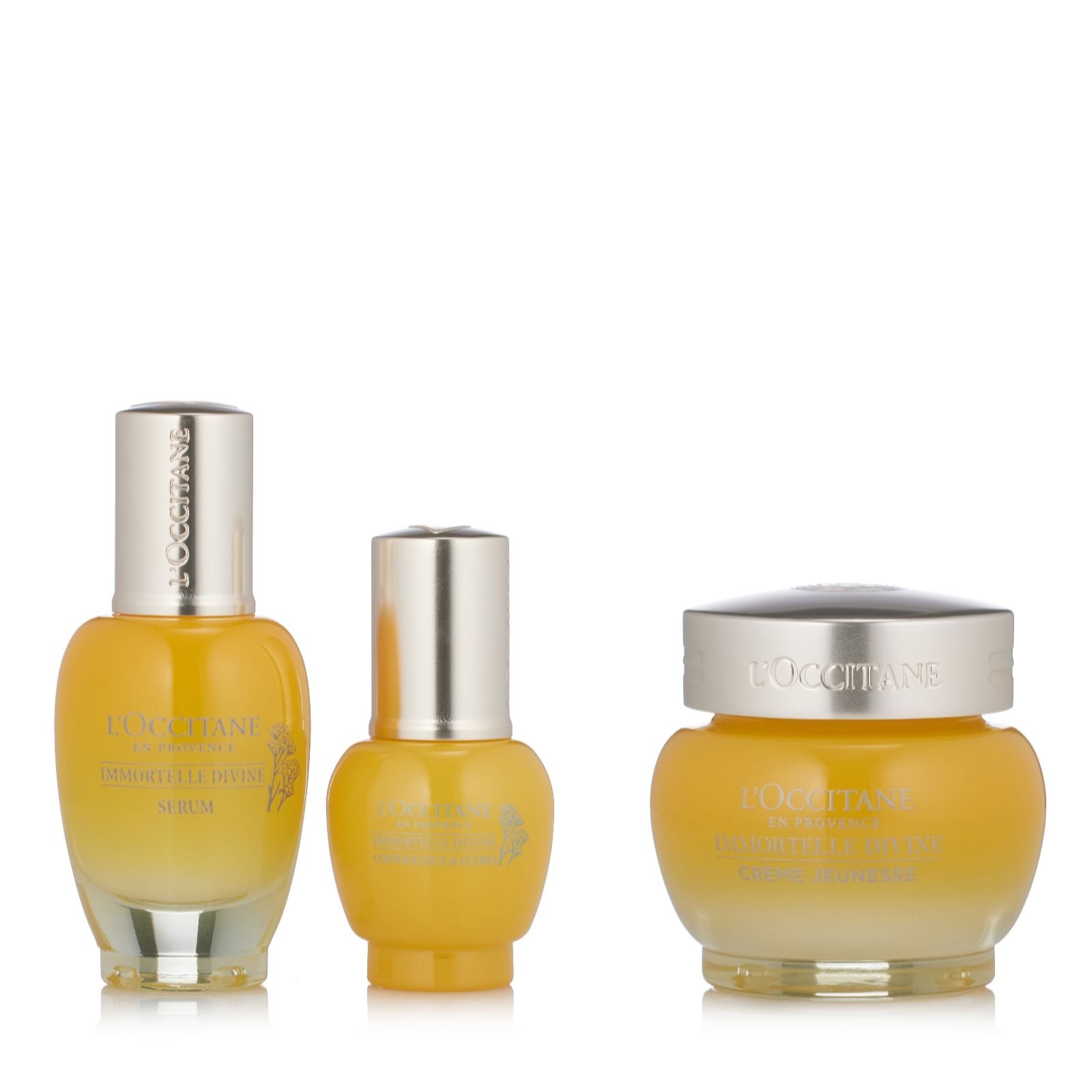 L'Occitane 3 Piece Immortelle Skincare Collection