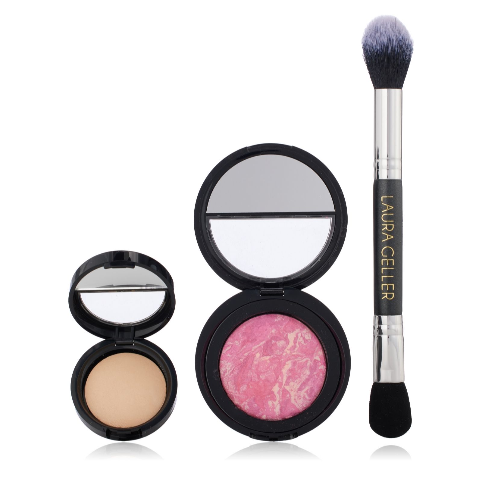 Laura Geller Summer Orchid Baked Blush & Highlight 3 Piece Collection