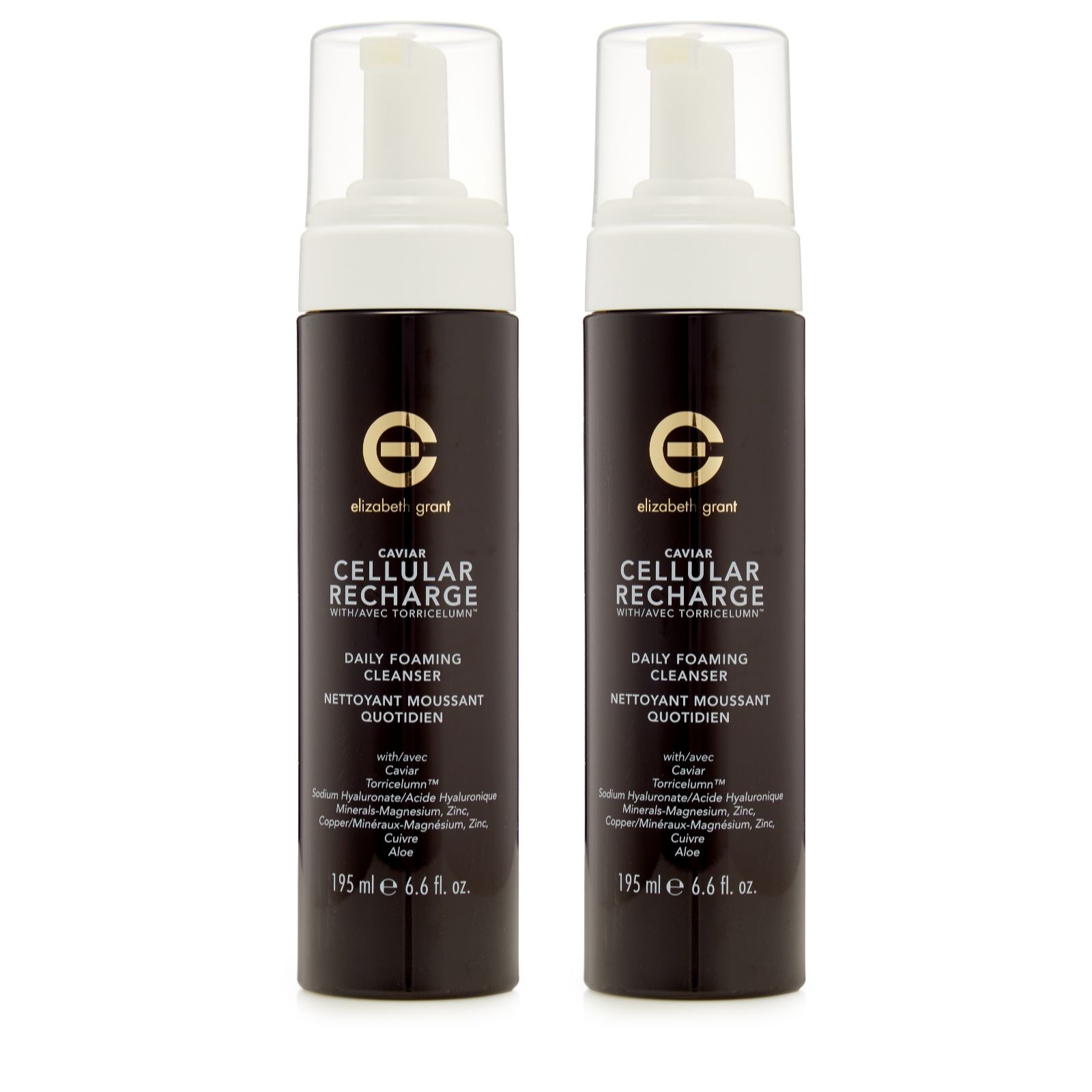 Elizabeth Grant Caviar Cellular Recharge Foaming Daily Cleanser Duo