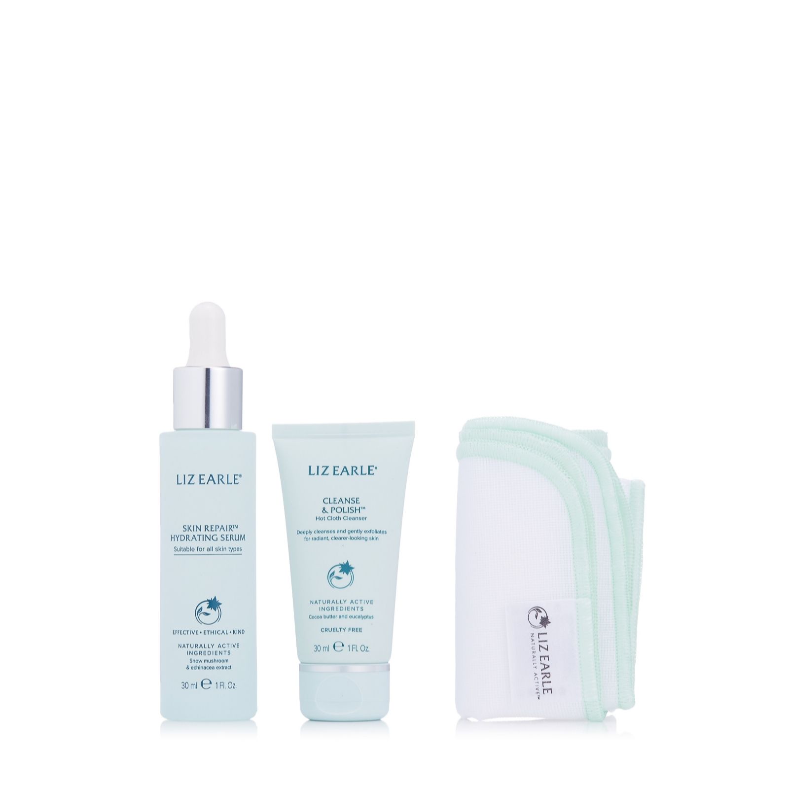 Liz Earle Skin Repair Hydration Serum & Cleanse & Polish