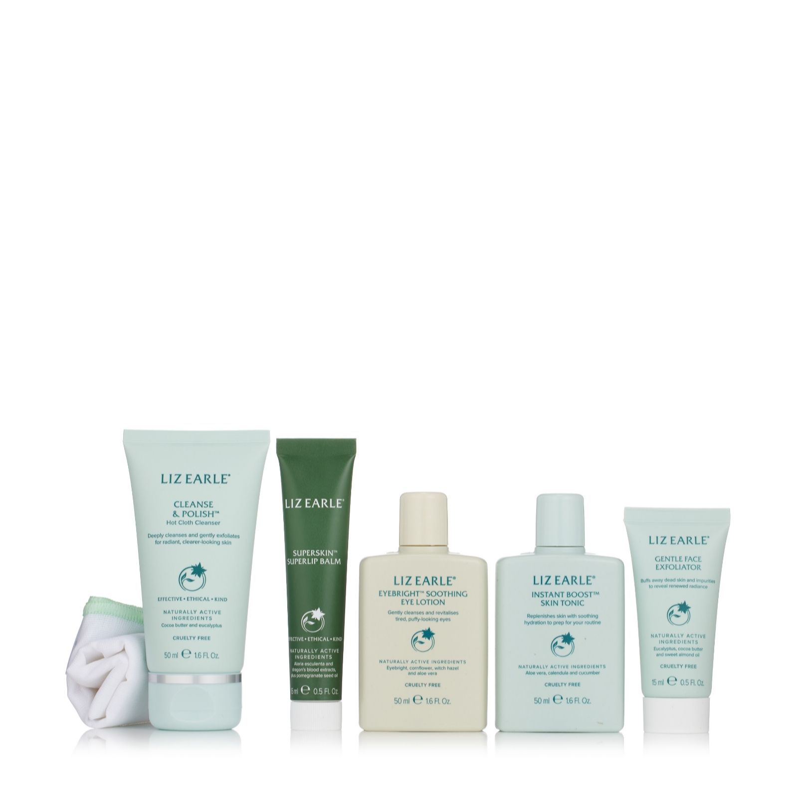 Liz Earle The Travel Essentials 5 Piece Collection