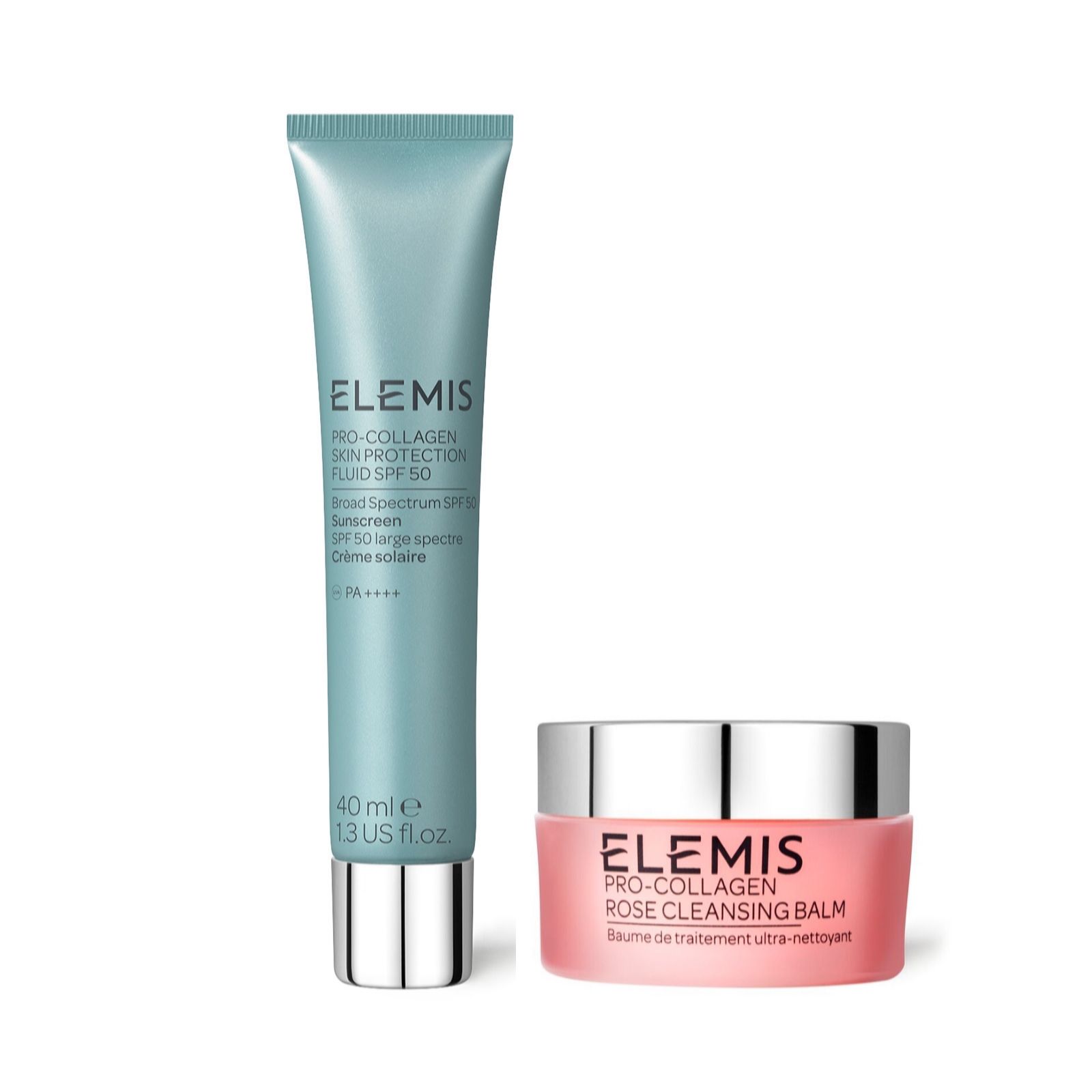 Elemis Pro-Collagen Skin Protection Fluid & Rose Cleansing Balm