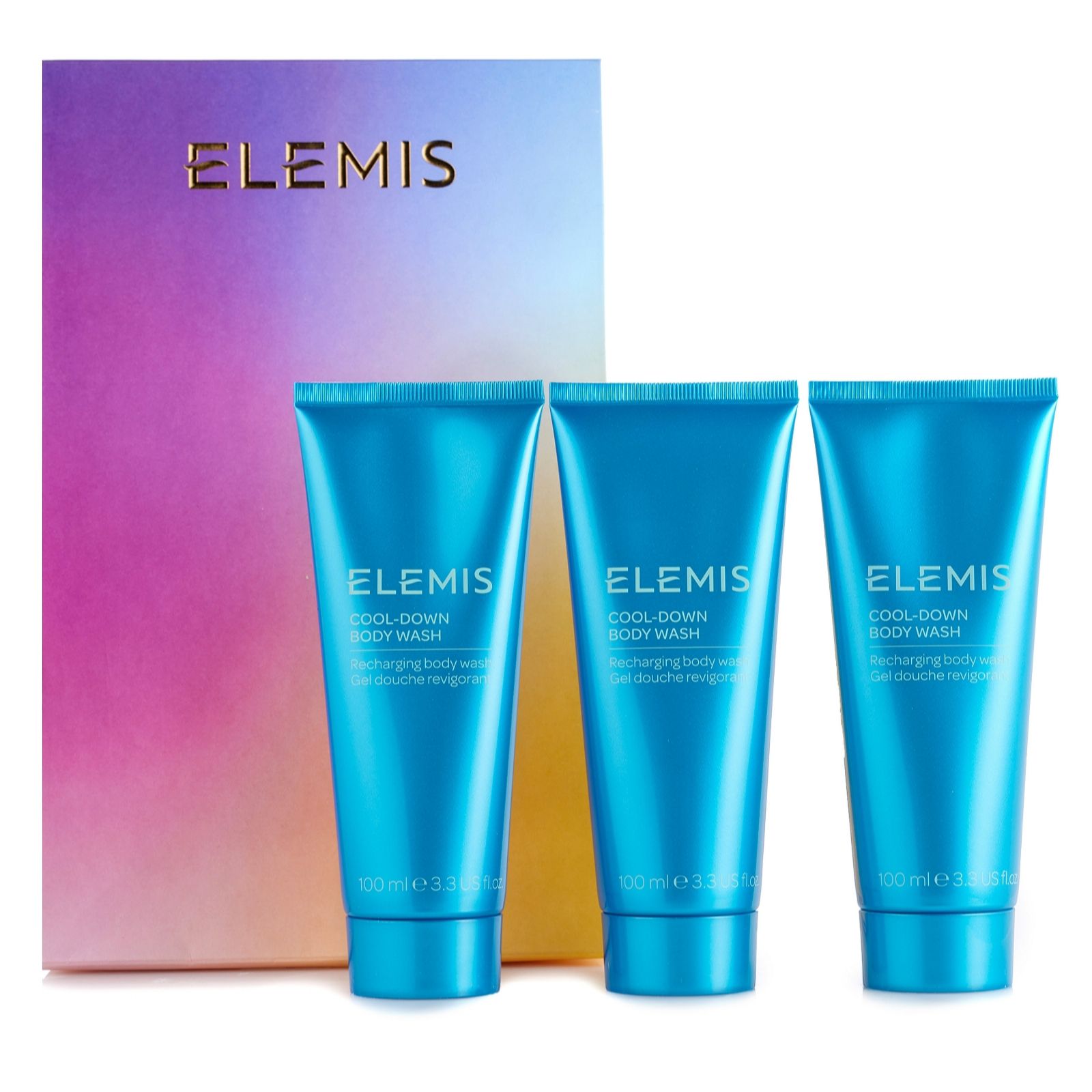 Elemis Cool Down Body Wash 100ml Trio Gift Set