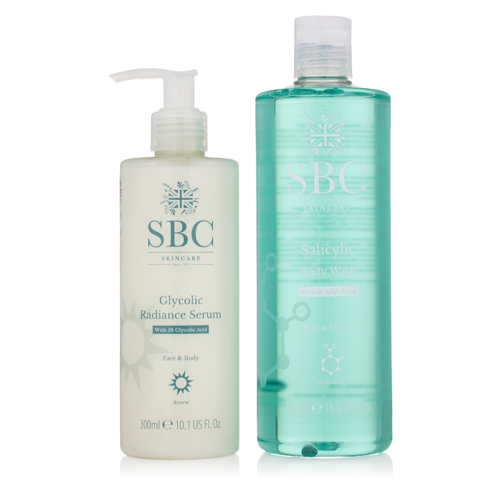 Sbc Salicylic&Glycolic Wash& Serum Power Duo